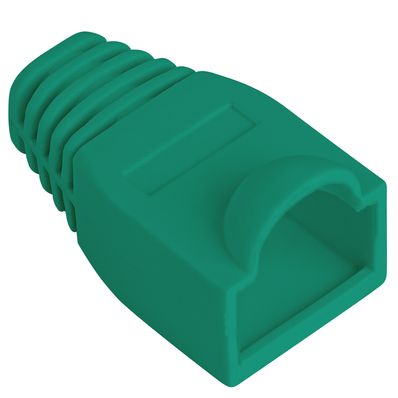 Copertura in gomma Lanberg per connettore RJ45, verde Confezione da 100  unità - Cablematic