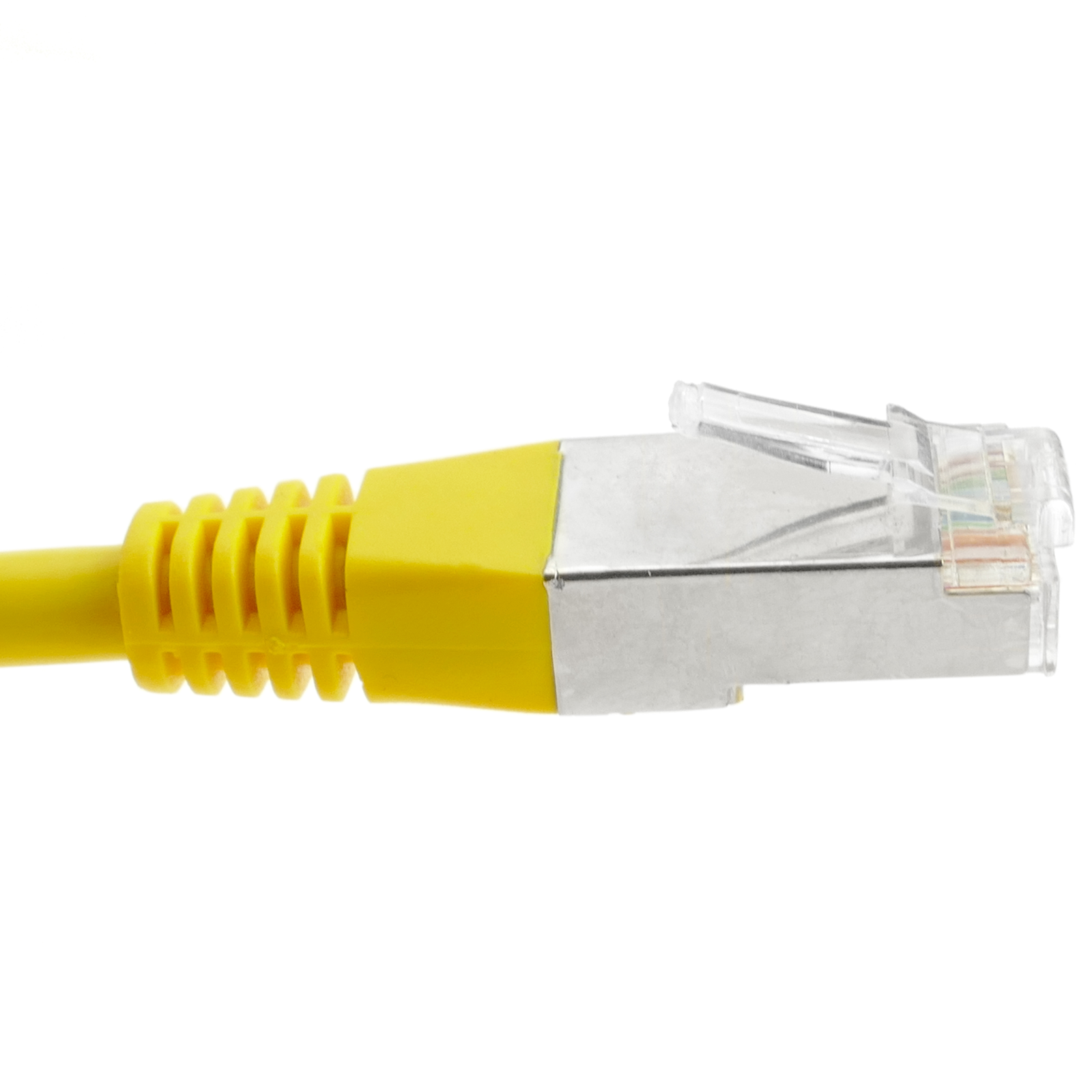 Cavo di rete Ethernet 25cm LAN SFTP LAN RJ45 Cat. 7 Giallo - Cablematic