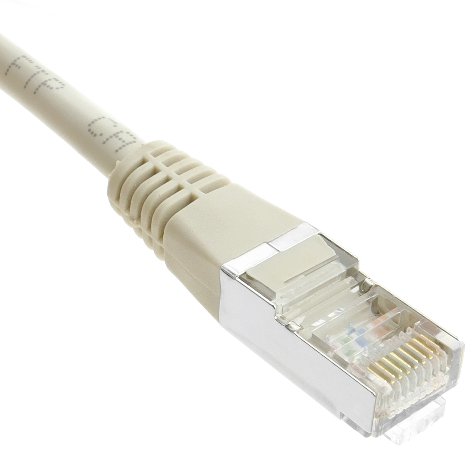 Cable Réseaux RJ45 50cm Droit Cat6A S/FTP Blindé Jaune