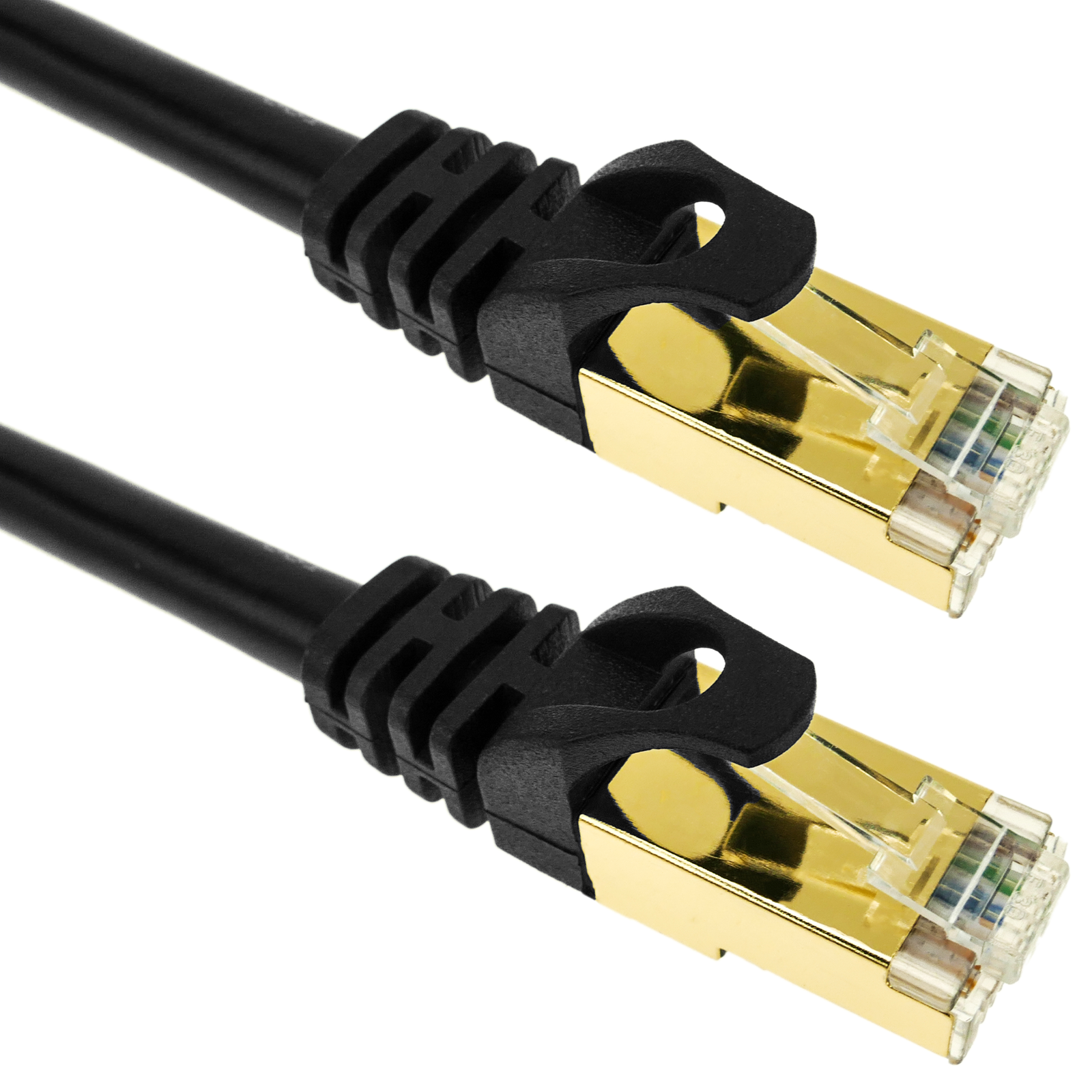 Cable de red ethernet 5 metros LAN SFTP RJ45 Cat.7 negro - Cablematic