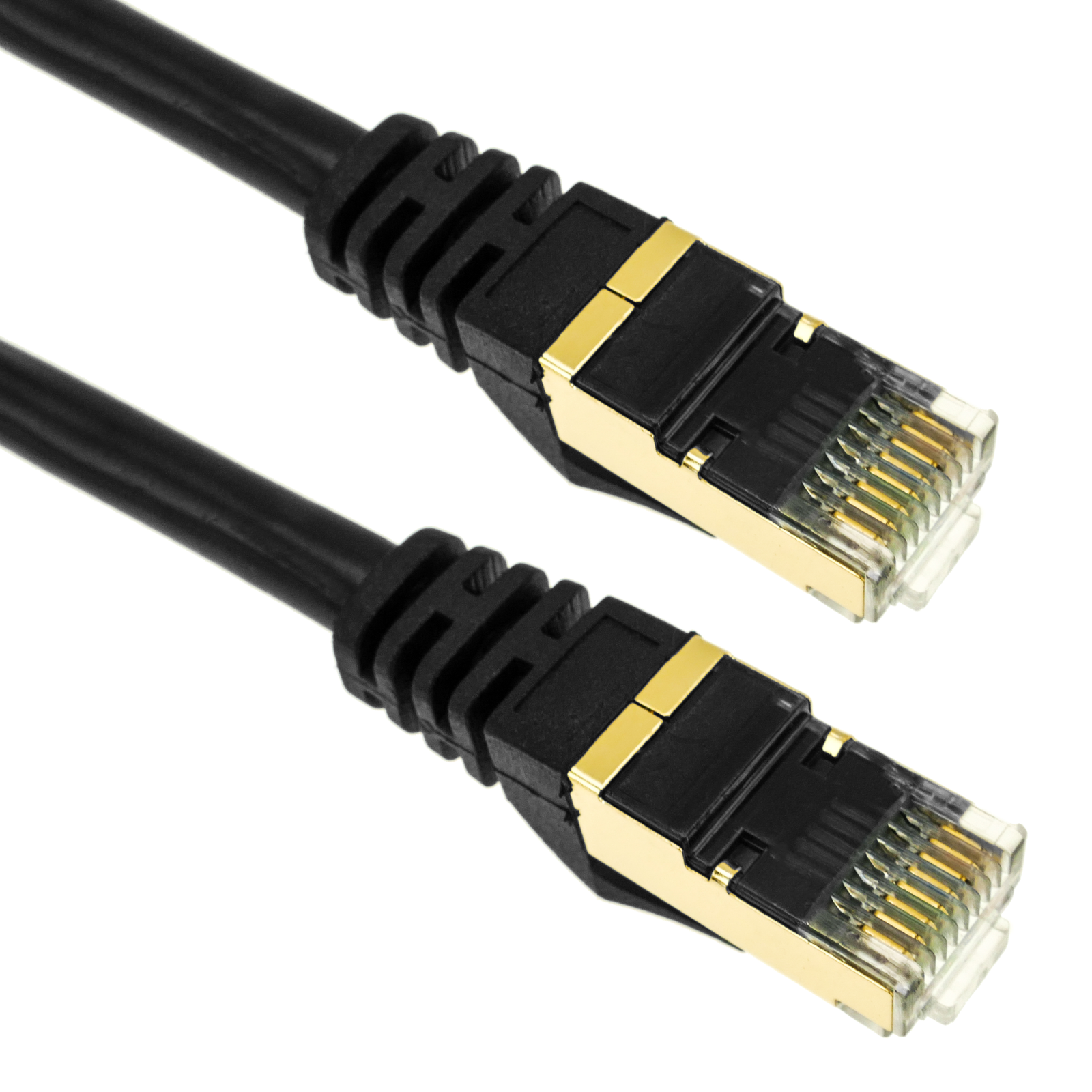 Cable de red ethernet 15 metros LAN S-STP RJ45 Cat.7 negro