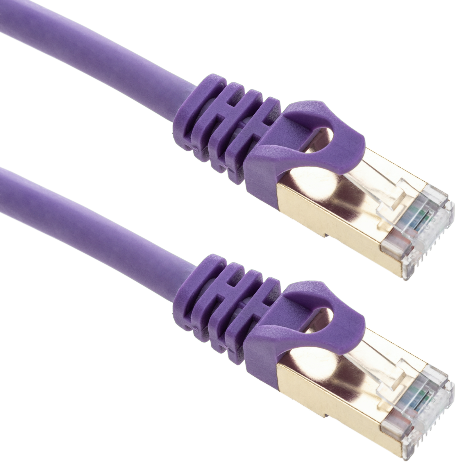 Cable de red ethernet 20 metros LAN SFTP RJ45 Cat.7 negro - Cablematic