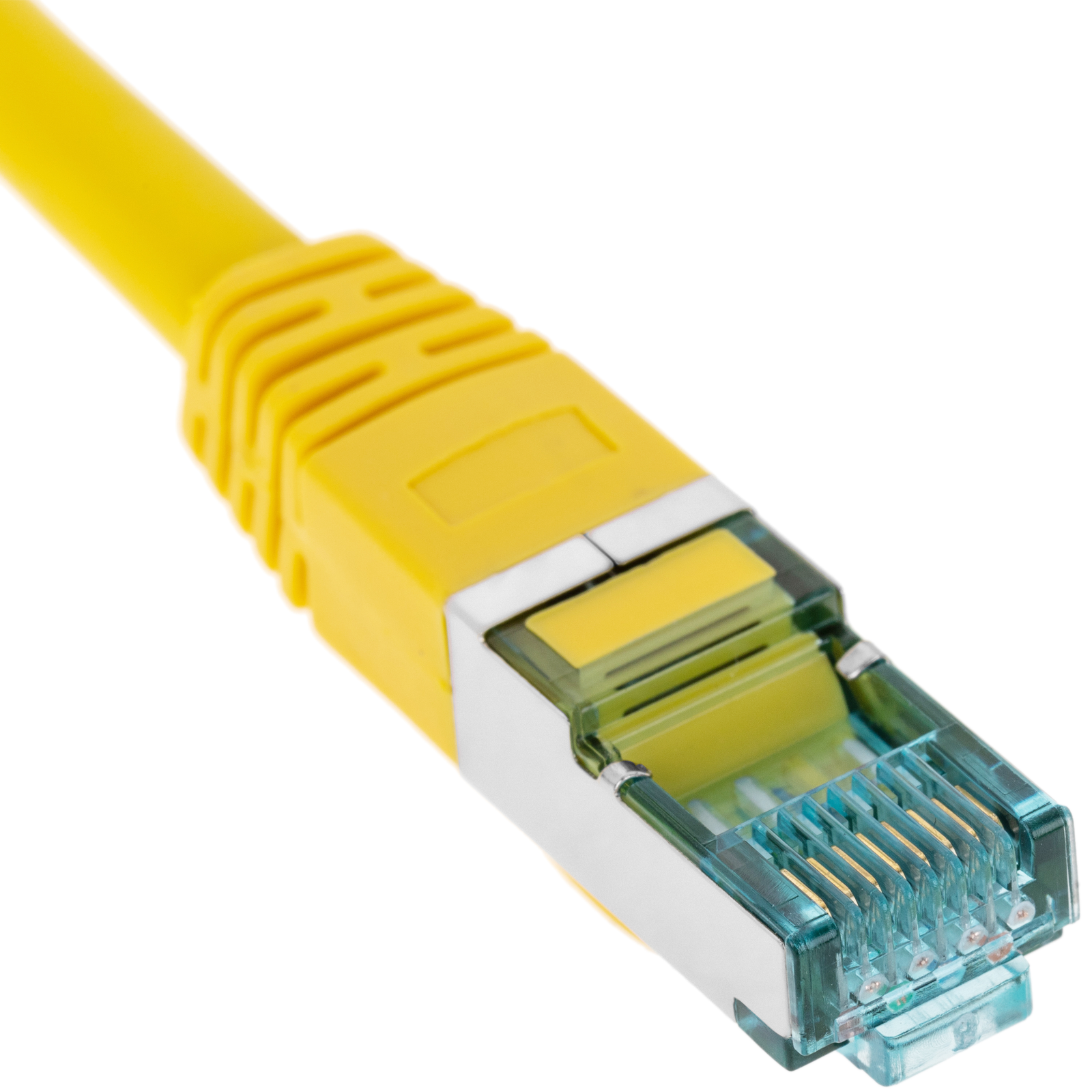 Cavo di rete Ethernet 25cm LAN SFTP LAN RJ45 Cat. 7 Giallo - Cablematic