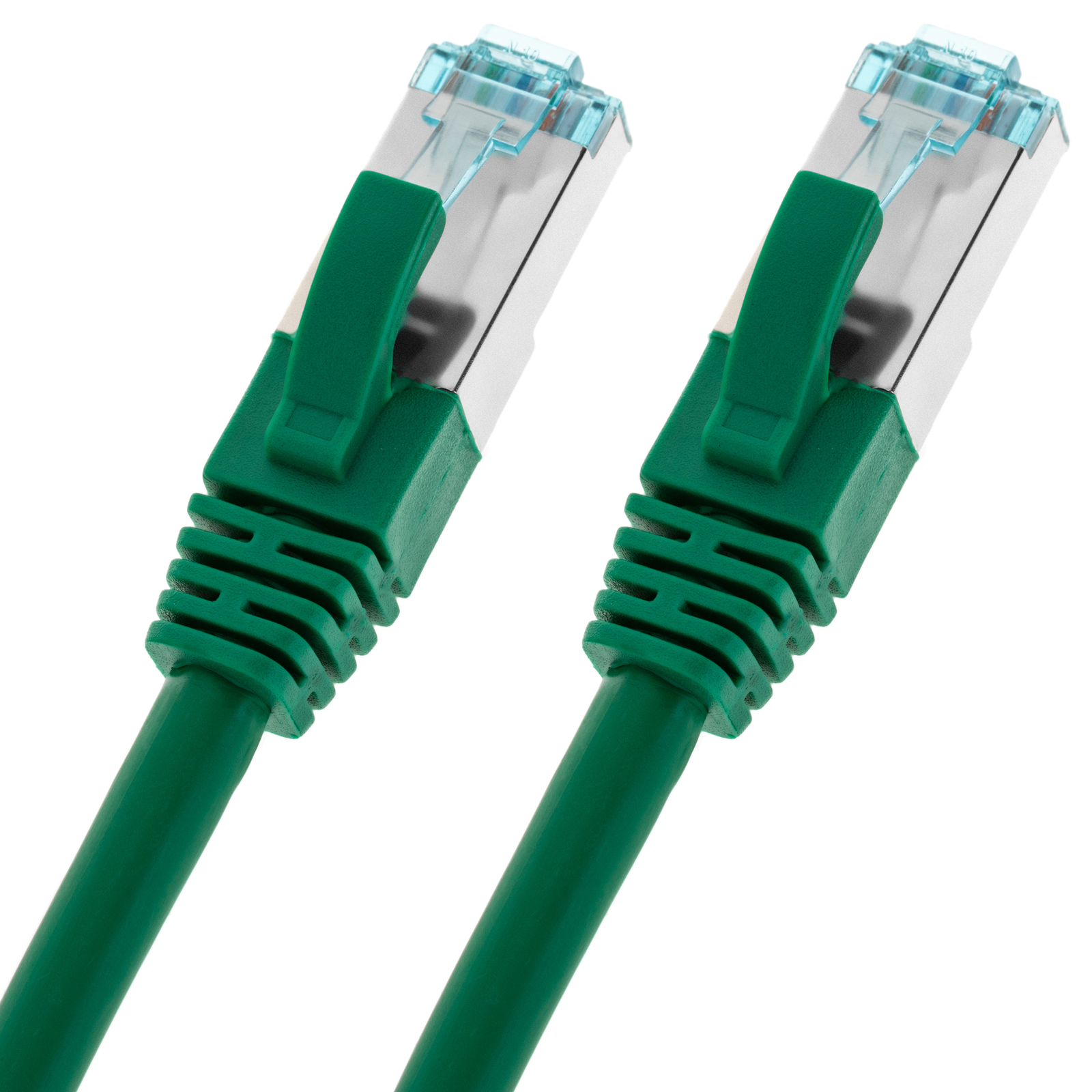 BeMatik Cable de Red SFTP RJ45 Cat.8 25cm Azul