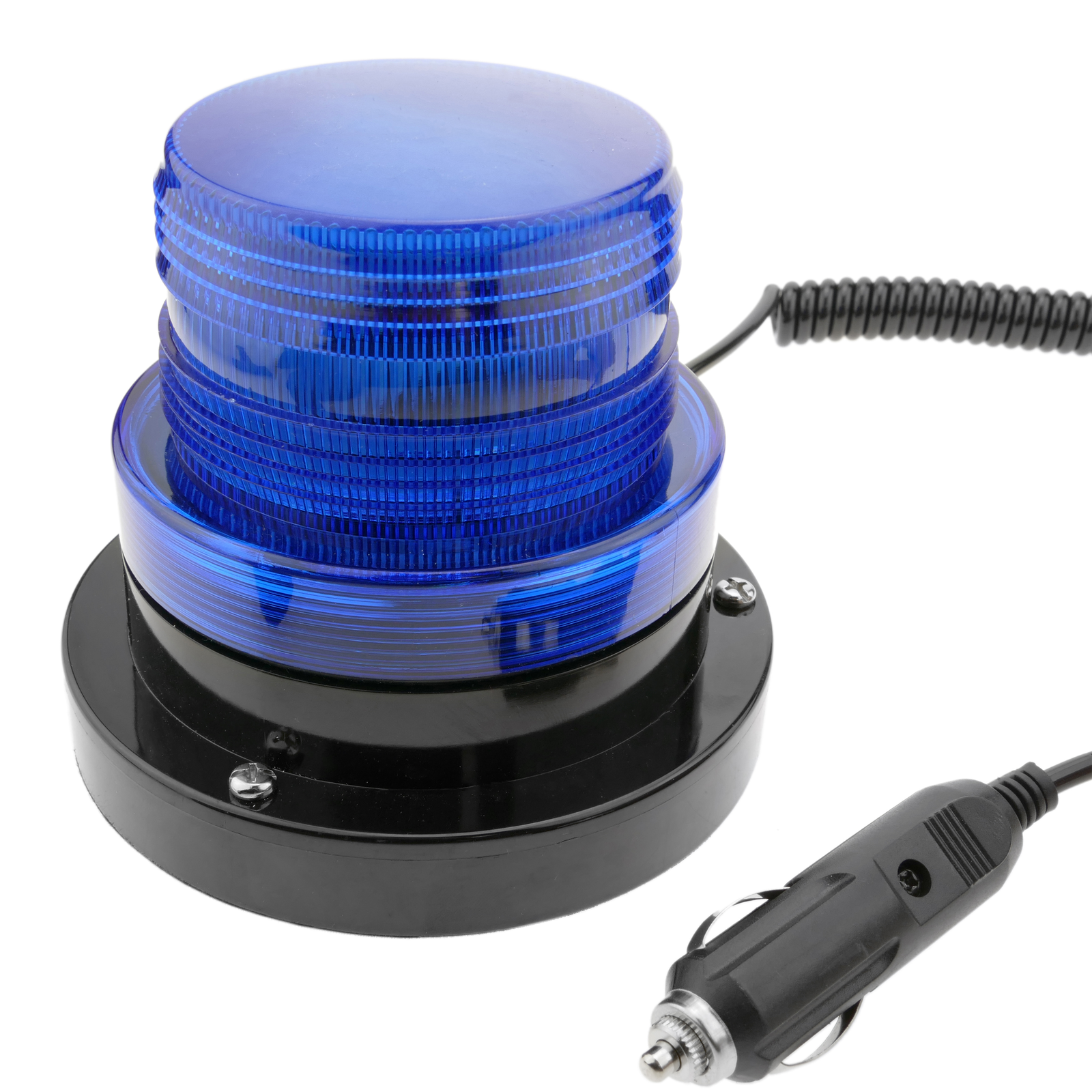Emergency strobe warning light for cars with magnetic fixation 12V blue  Cablematic
