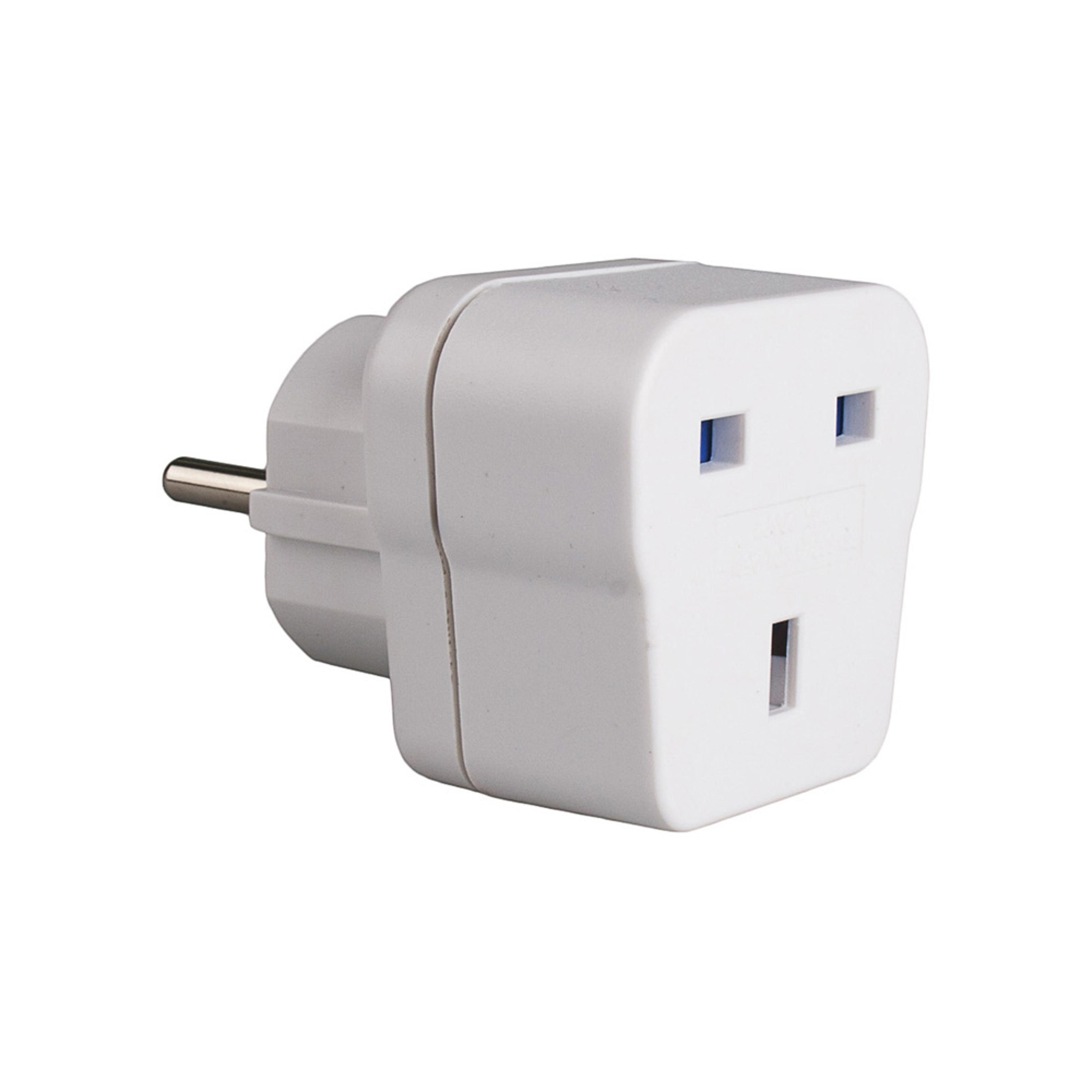 Adaptador Enchufe Macho Inglés(UK)-Europa T/TL 13A