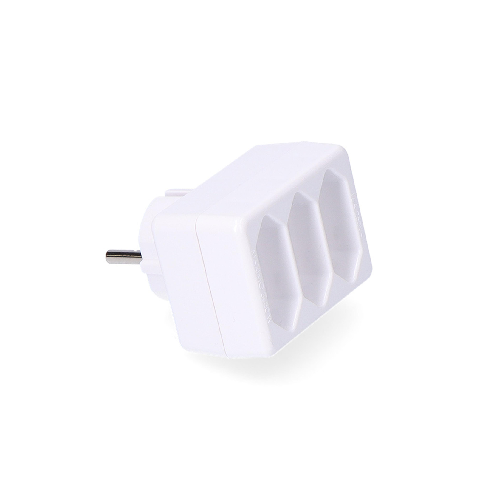 Adaptador viaje 2P+T 13A 250V schuko-ingles color blanco SOLERA AV1