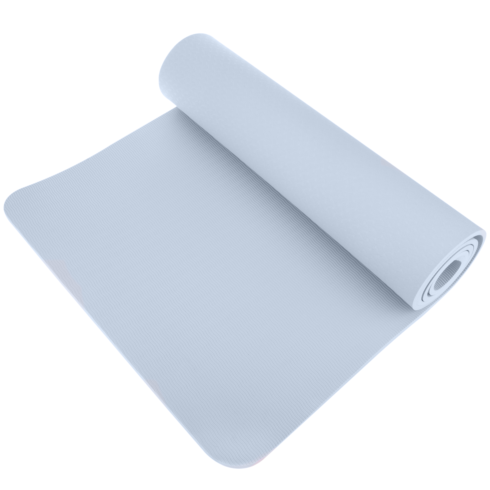 Blue Non-slip Yoga Mat 183x61x0.8 cm - Cablematic