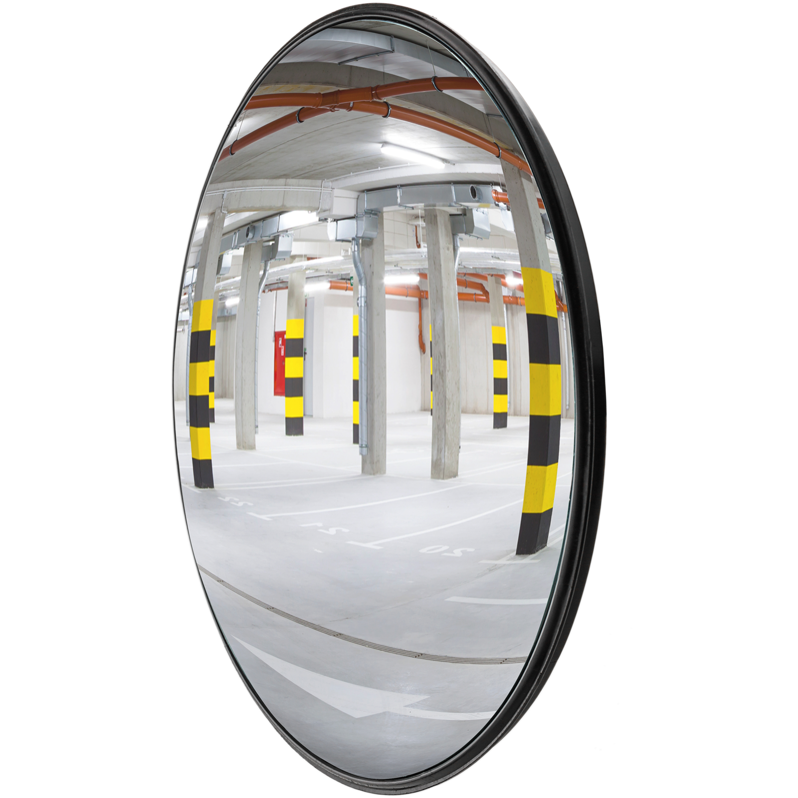 Miroir sécurité convexe surveillance extérieur 100 cm - Cablematic