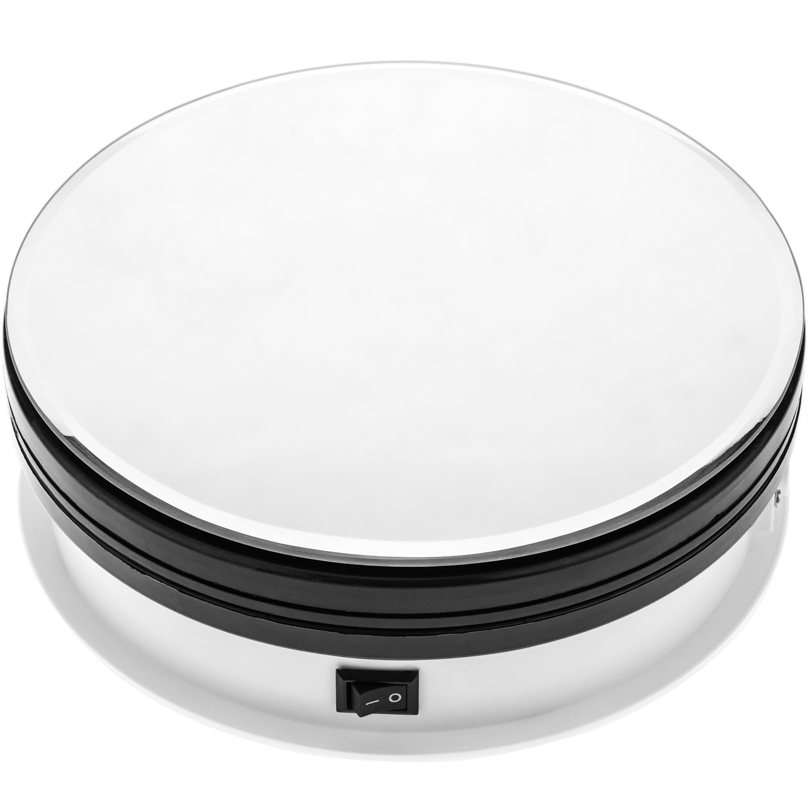 Mini Boitier de Table Rond Encastrable Blanc 1 Secteur + 1 Double