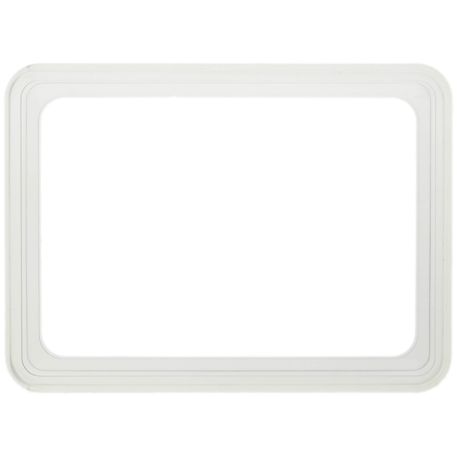 Feuille double en plastique transparent pour A4 taille d'image - Cablematic