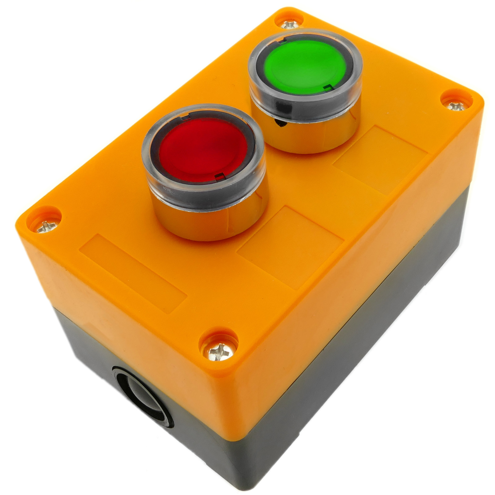 Caja de control con 1 selector 1NO 1NC con llave - Cablematic