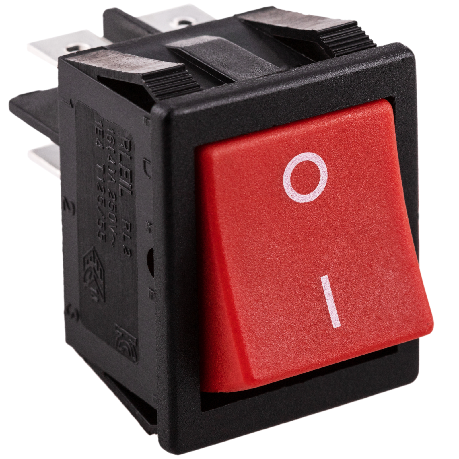 Interruptor basculante Interruptor de encendido 2 niveles 4 pines con luz  10A AC125-250V (rojo) Likrtyny Libre de BPA