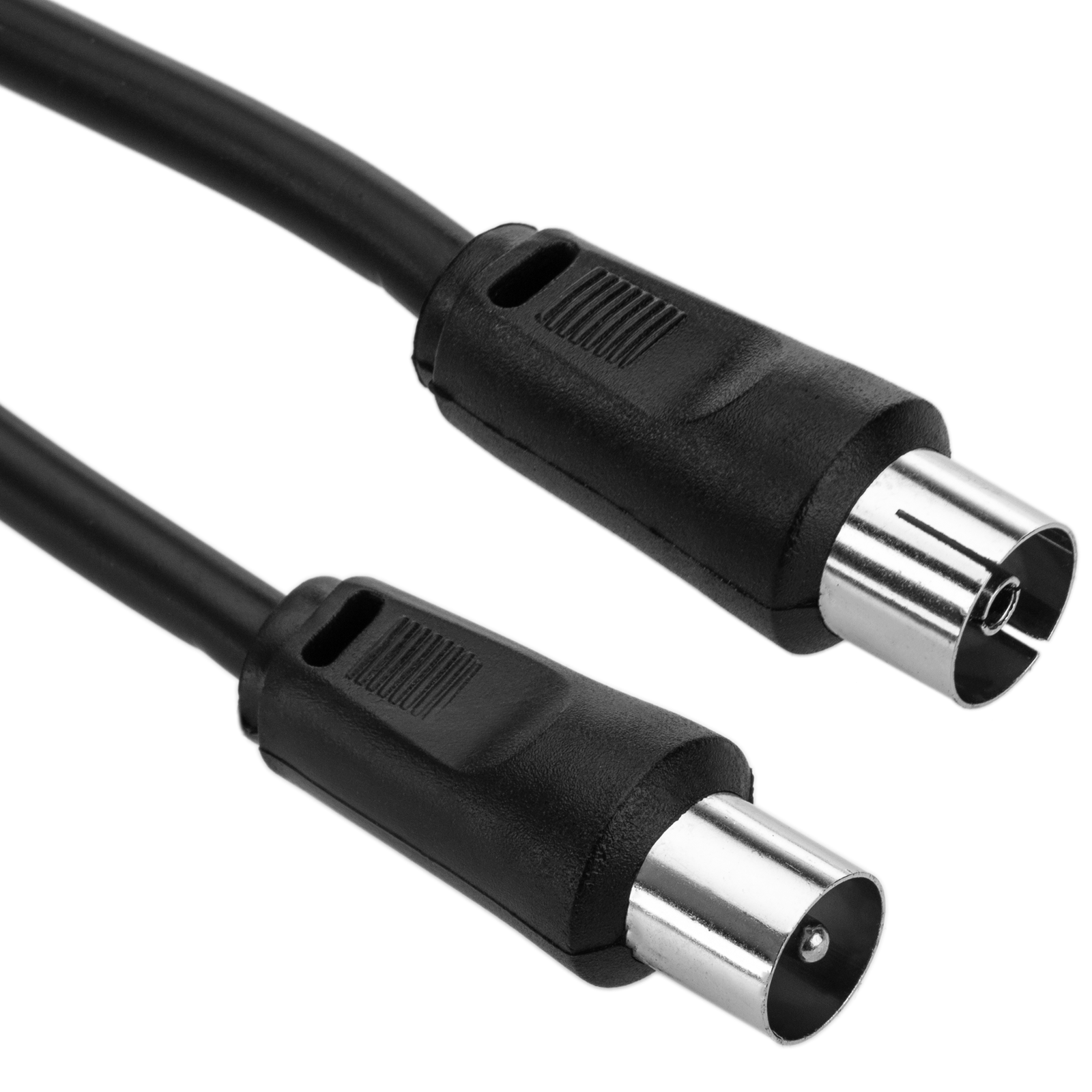 Keple 2m TV Cable de la Antena Coaxial Aéreo Coax RF Enchufe Masculino a  Femenino Toma de Antena Extensión con el Adaptador Masculino para Freeview