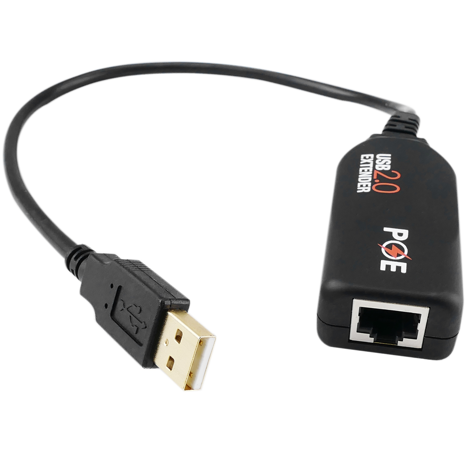 Extensor/ extensión USB por cable de red UTP RJ45 - 45 metros - Tecnopura