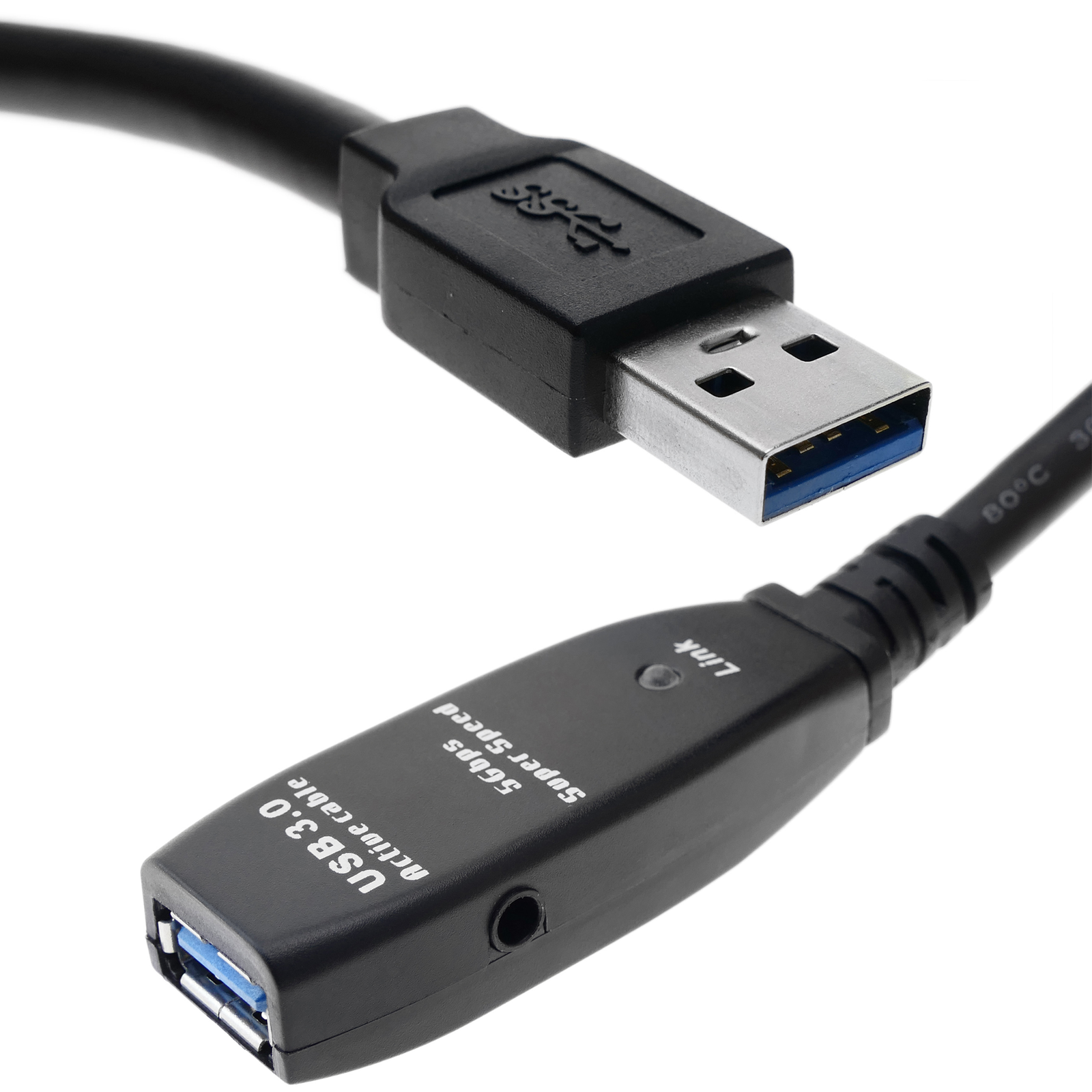 Cable Extensor Activo USB 2.0 de 15m con Hub de 4 Puertos - Alargador USB  con Concentrador de 4 Puertos