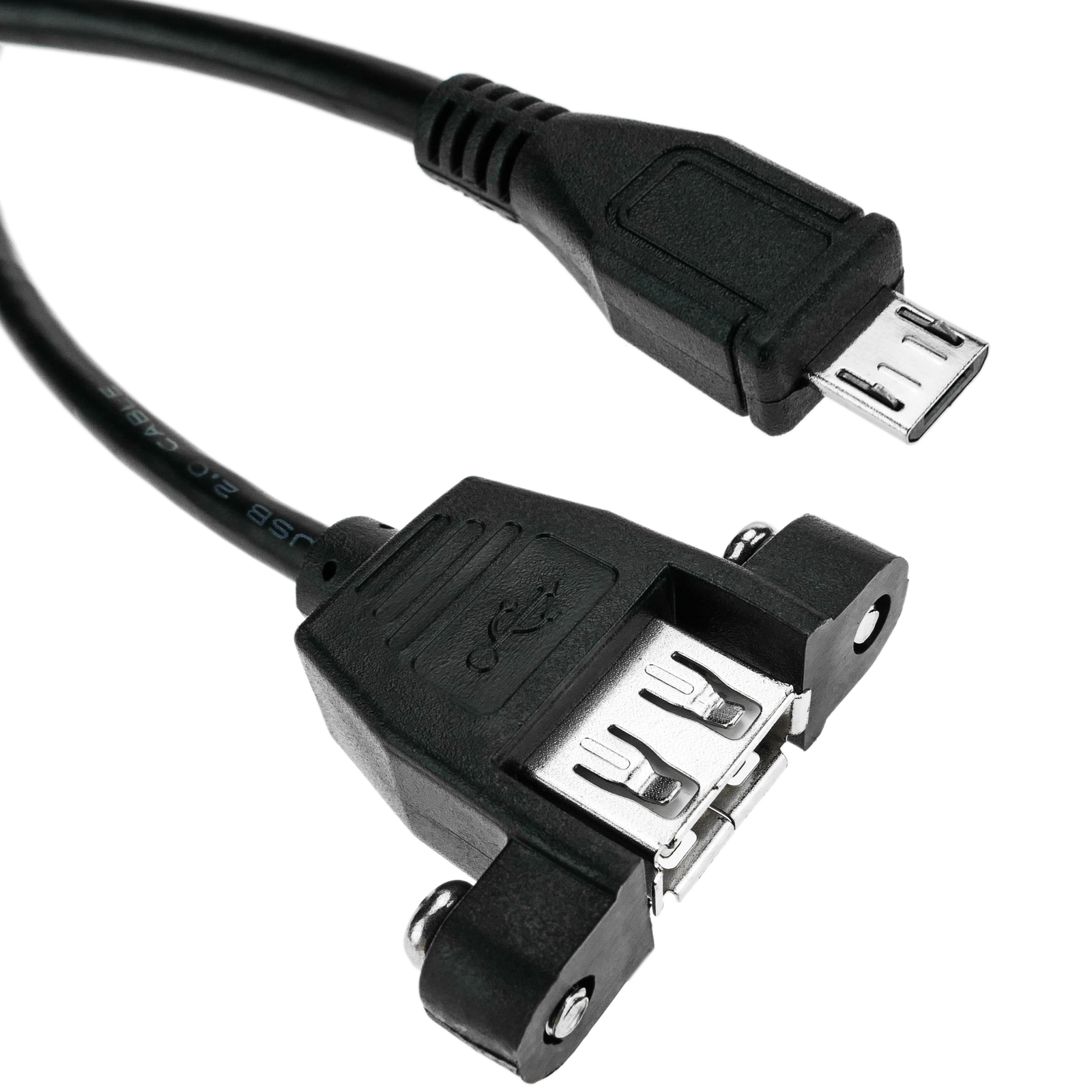 Cable 12cm Micro USB a USB A Hembra OTG - Adaptadores USB (USB 2.0)