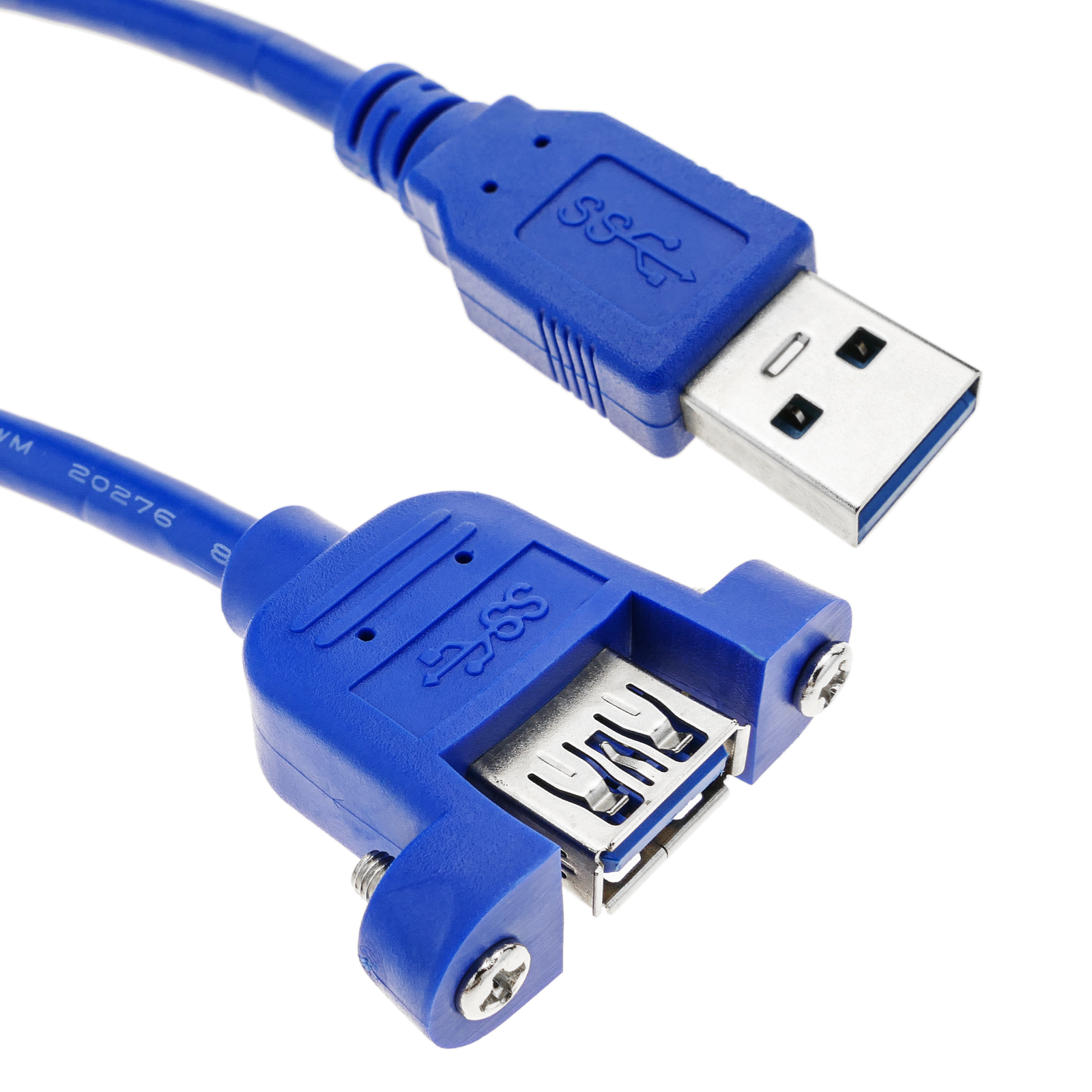 Cavo prolunga USB 3.0 da incasso per pannello 50 cm Tipo A maschio a  femmina - Cablematic