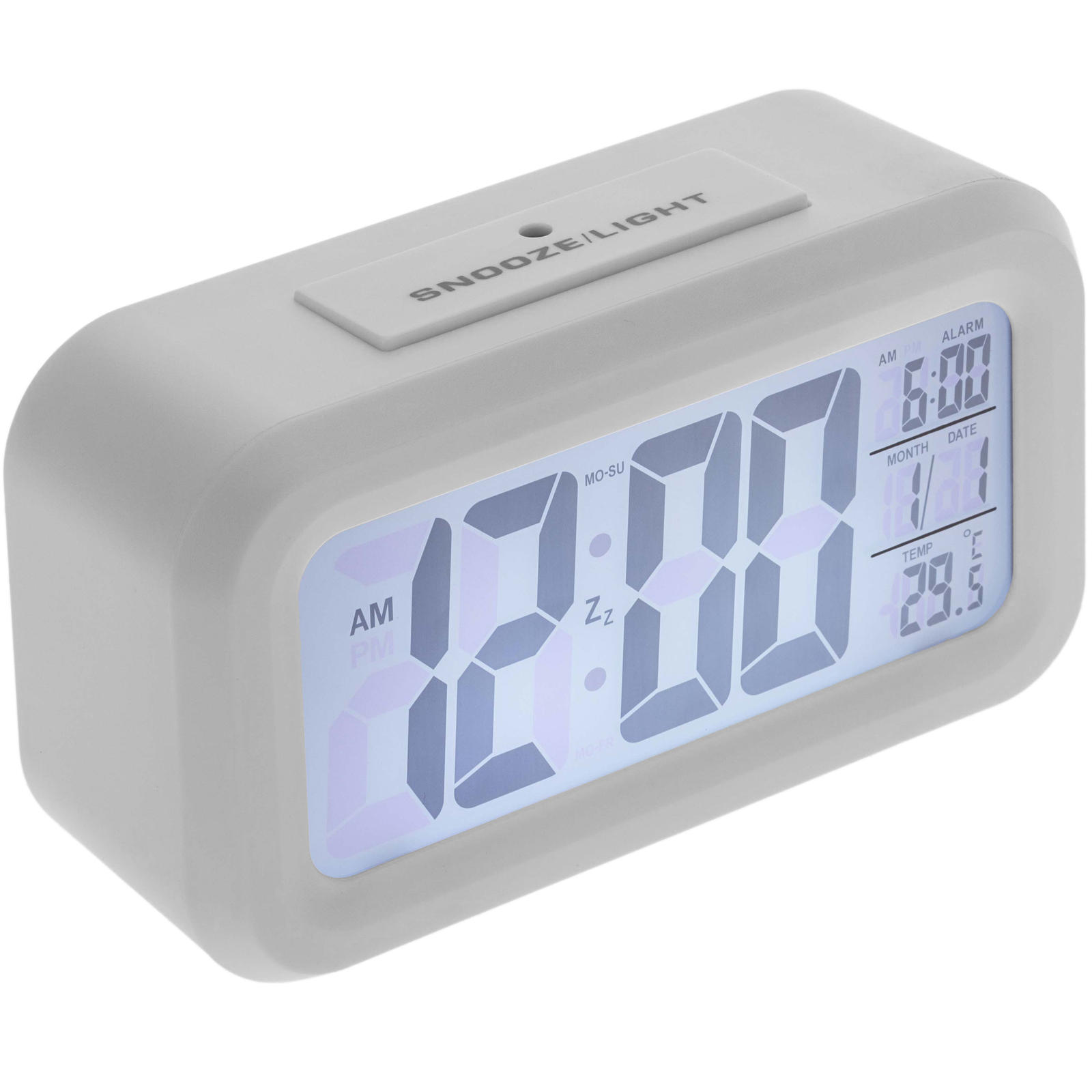 Reloj Despertador Digital  Pantalla LED de 0,6 Función Retardo Alarma  Despertadores