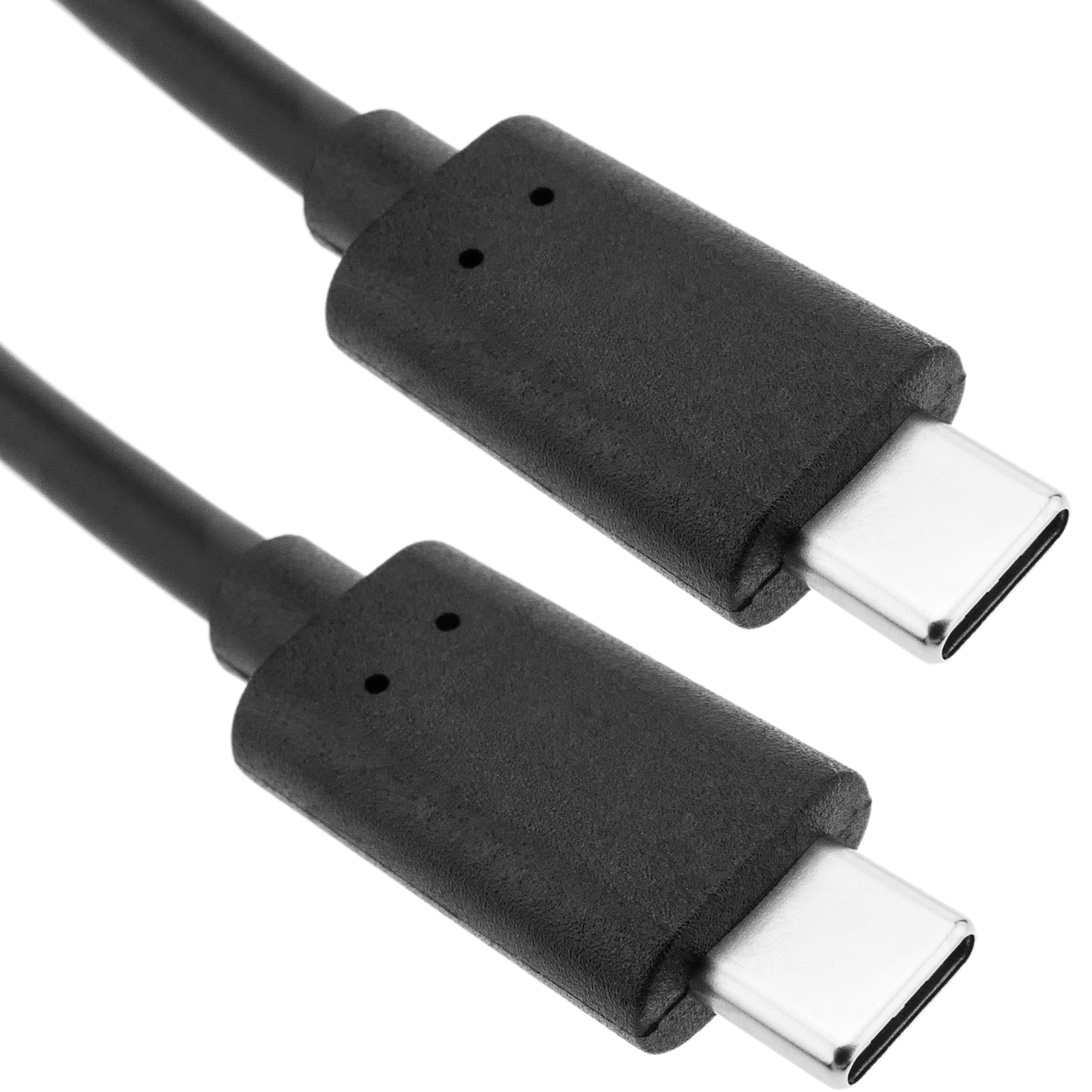 White USB-C USB 3.1 Type C Male to USB 3.1 Type C Male 2M Extension Data Cable 