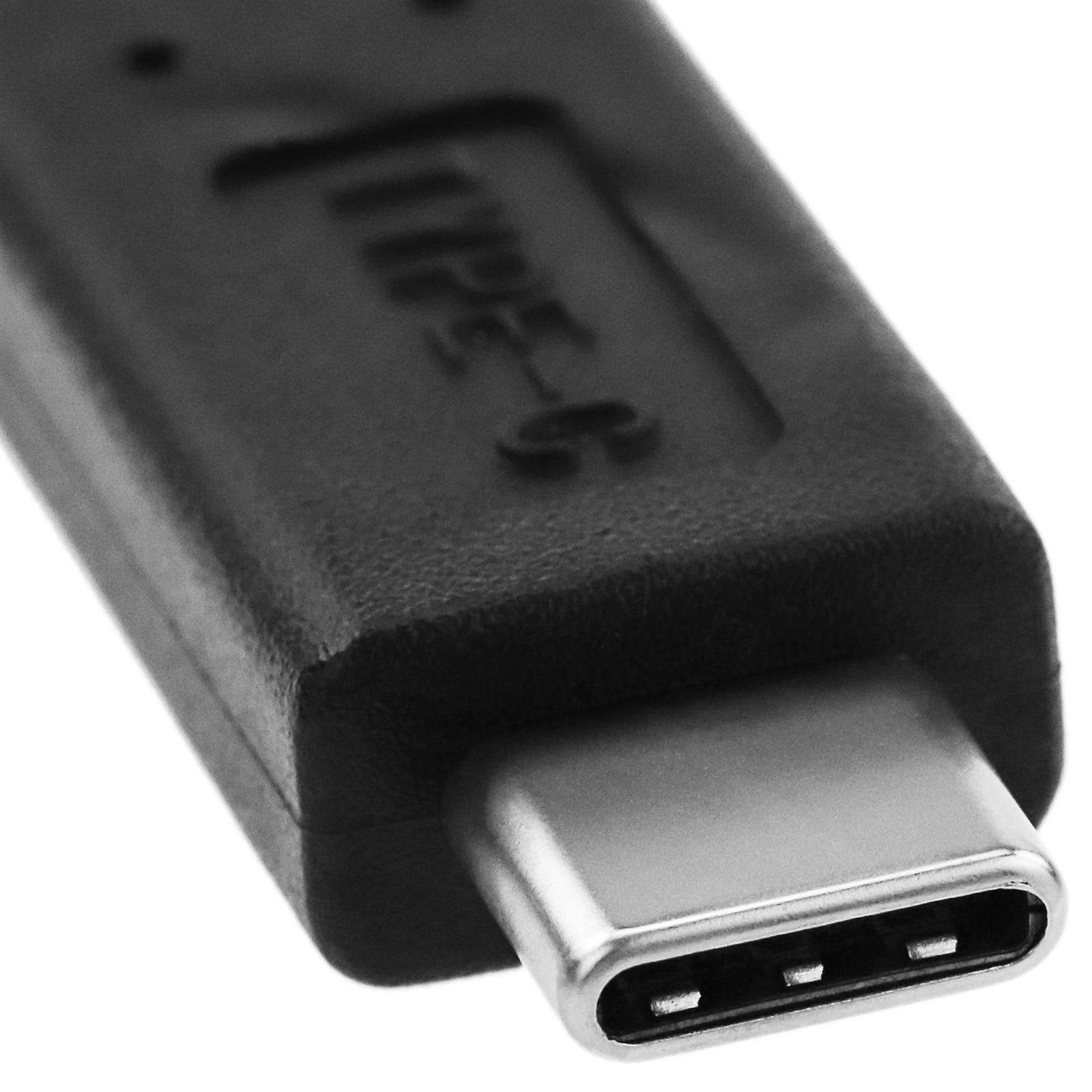 Adaptateur OTG USB 3.0 USB-C mâle vers USB-A femelle noir - Cablematic