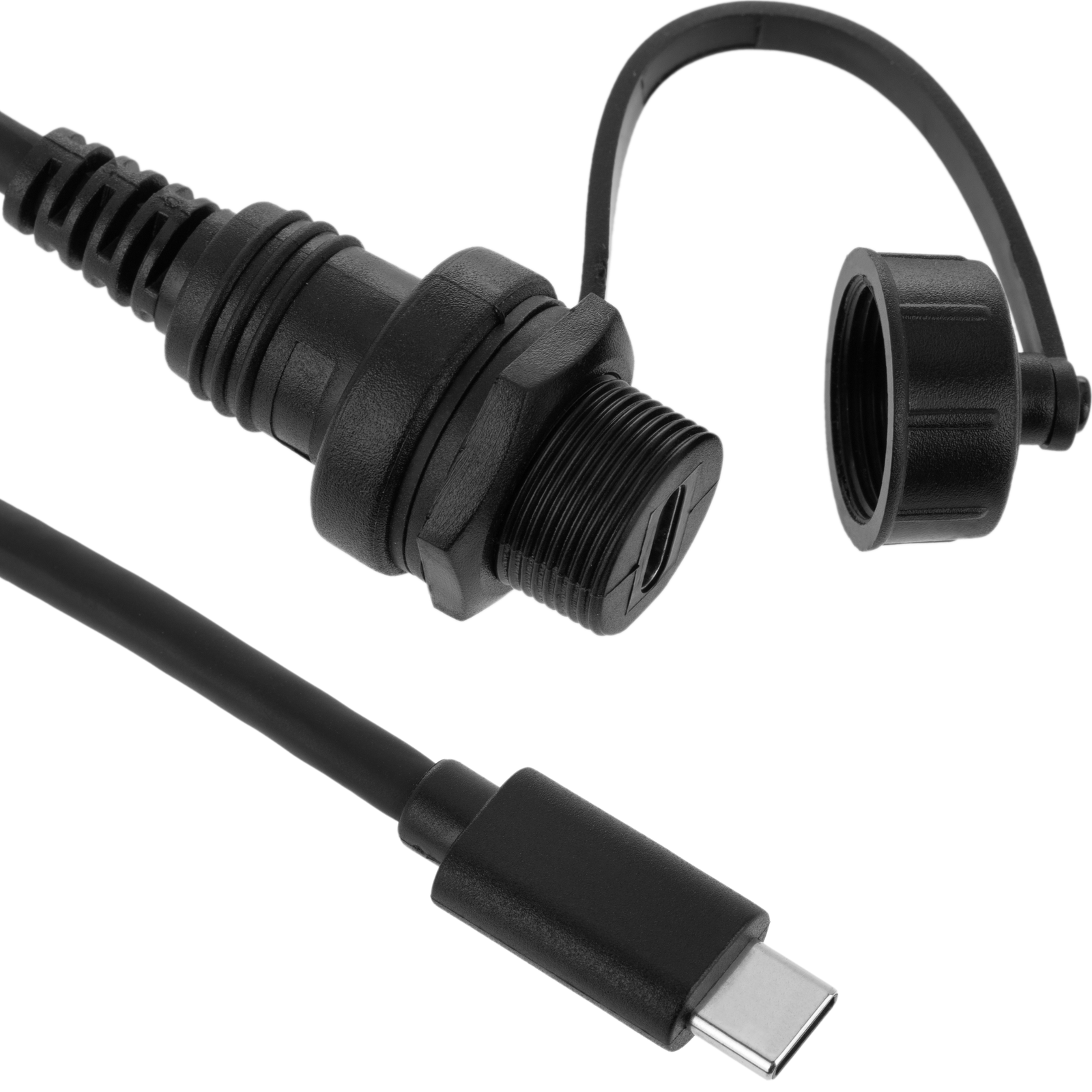 USB-Typ-C-Verlängerungskabel zum Einbetten - Cablematic