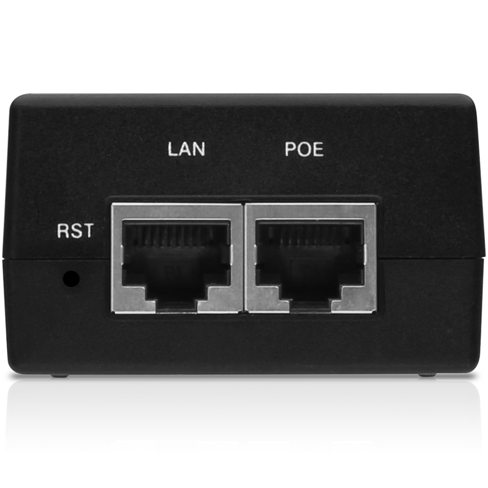 Alimentation ou adaptateur d'injecteur PoE Ubiquiti Networks modèle POE-24-12W-WH  POE 24V 0.5A 10/100 blanc - Cablematic