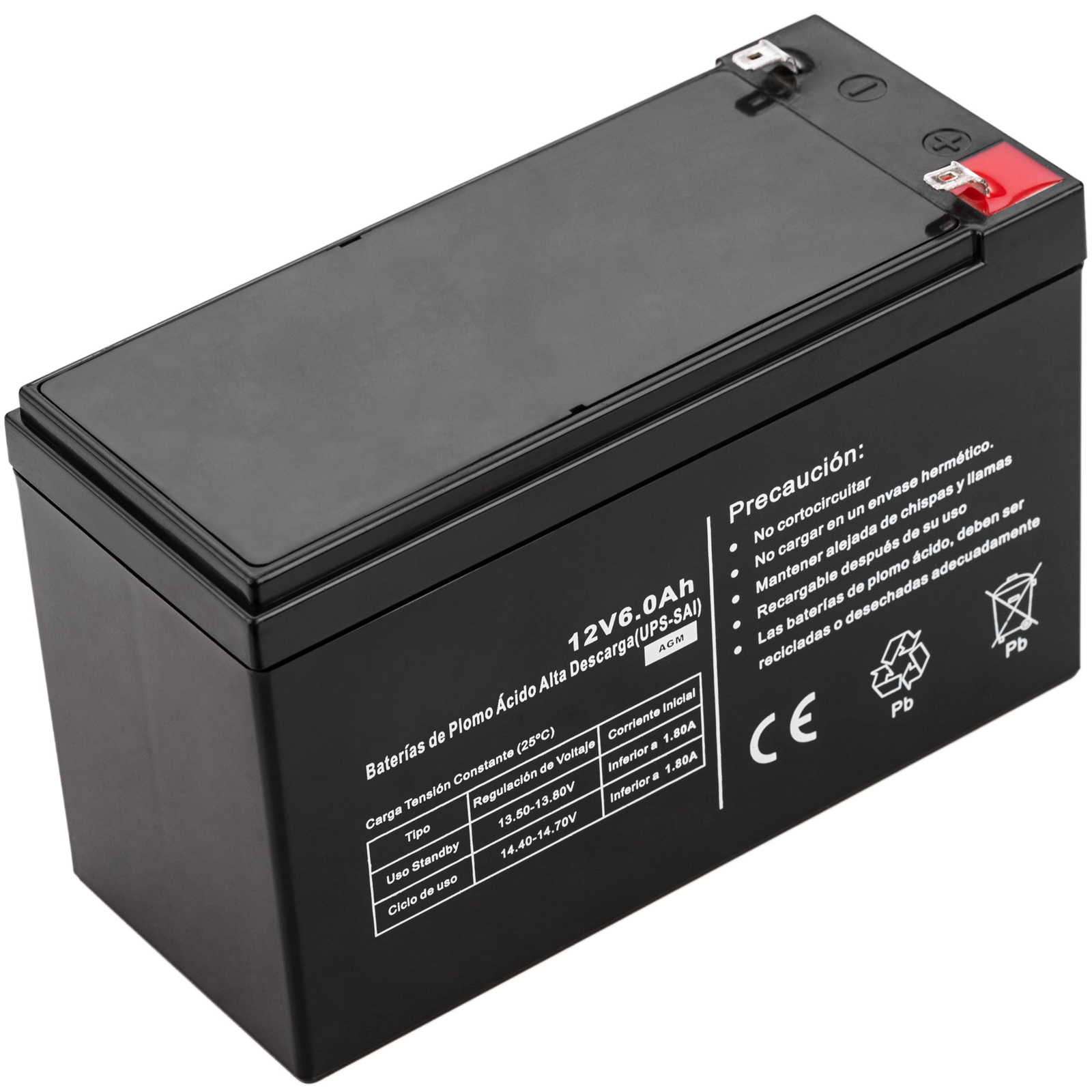 Fusion 6V 6Ah Deep Cycle AGM Battery