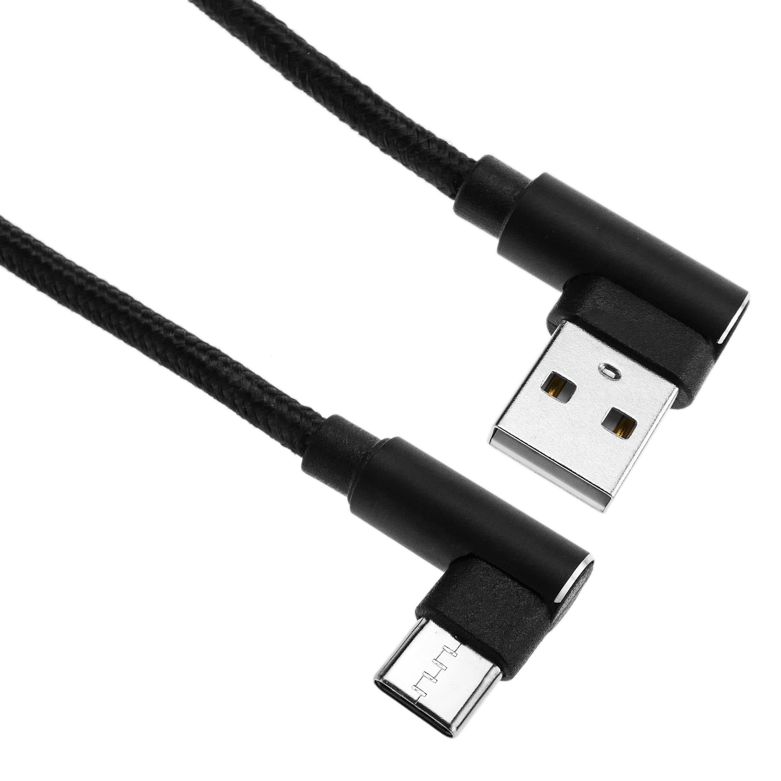 CABLE 2M USB C ACODADO EN ÁNGULO RECTO - PD 60W - 3A - CABLE USB-C