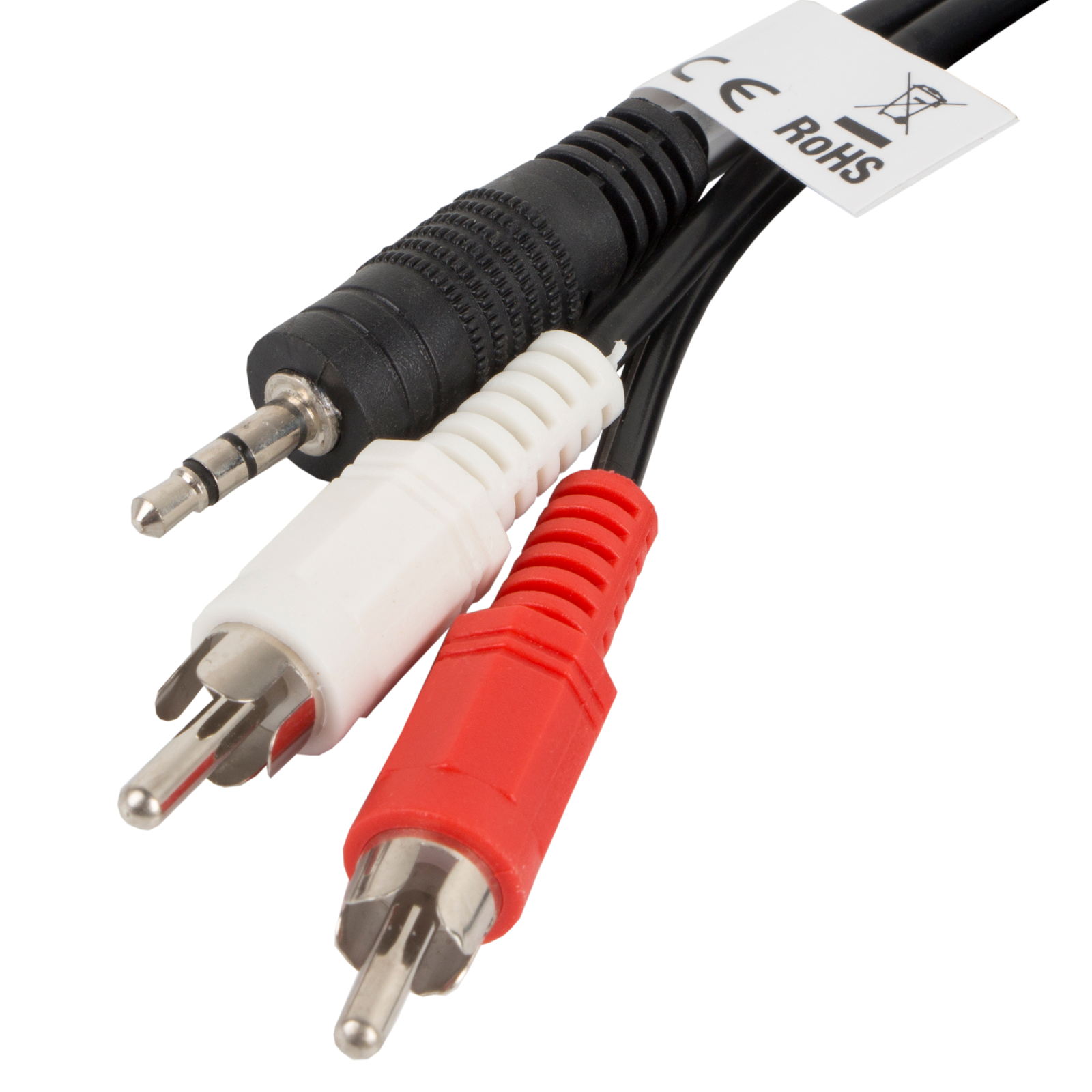 Cable RCA x2 macho / x2 RCA macho - 2.5m > audio/video (conectores/cables)  > video y audio > cable rca > rca