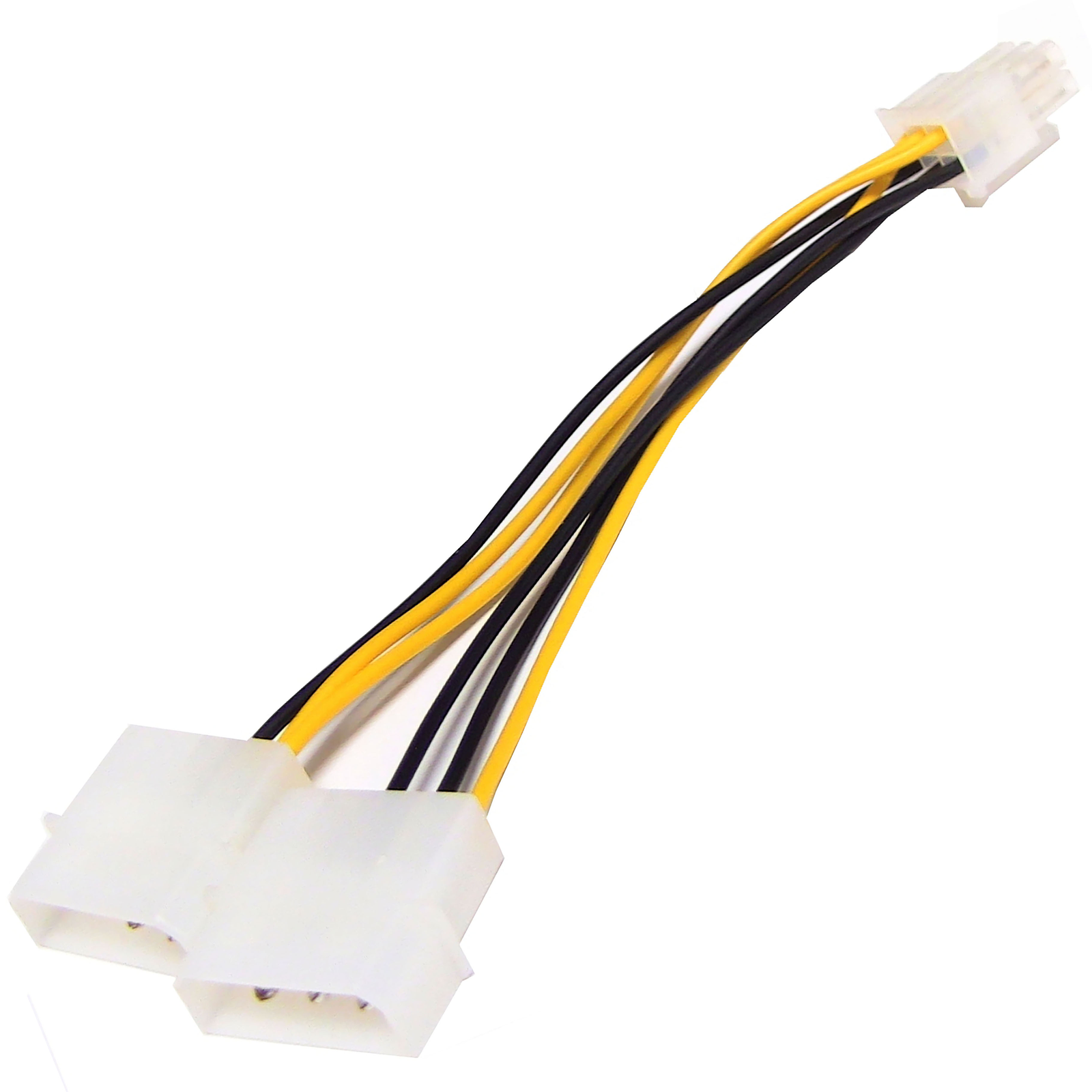 4 Pin Molex Male to 6 Pin PCI Express PCIE Female Power Adapter Cable Cord VN 