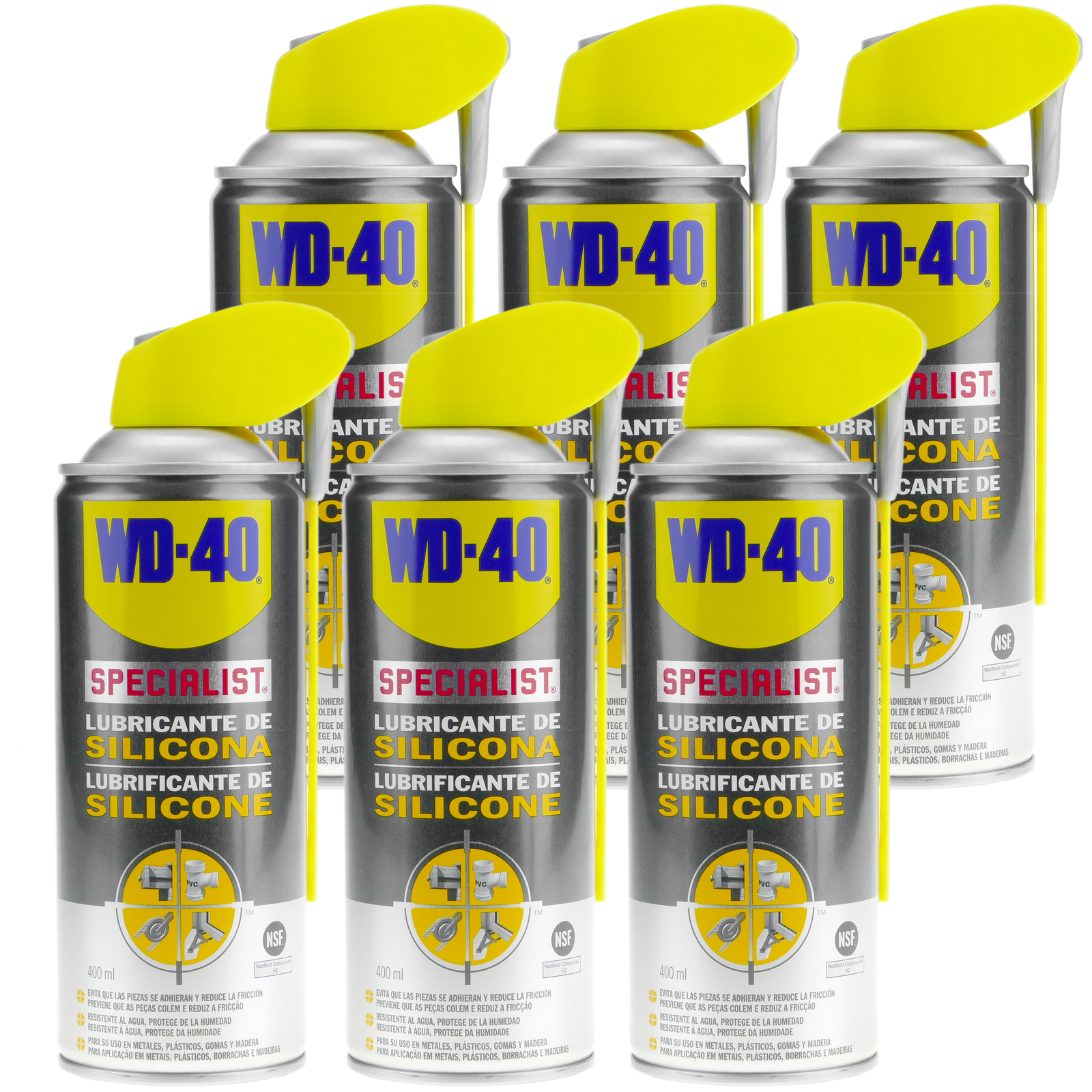 WD-40 Lubrificante Al Silicone Ml 400