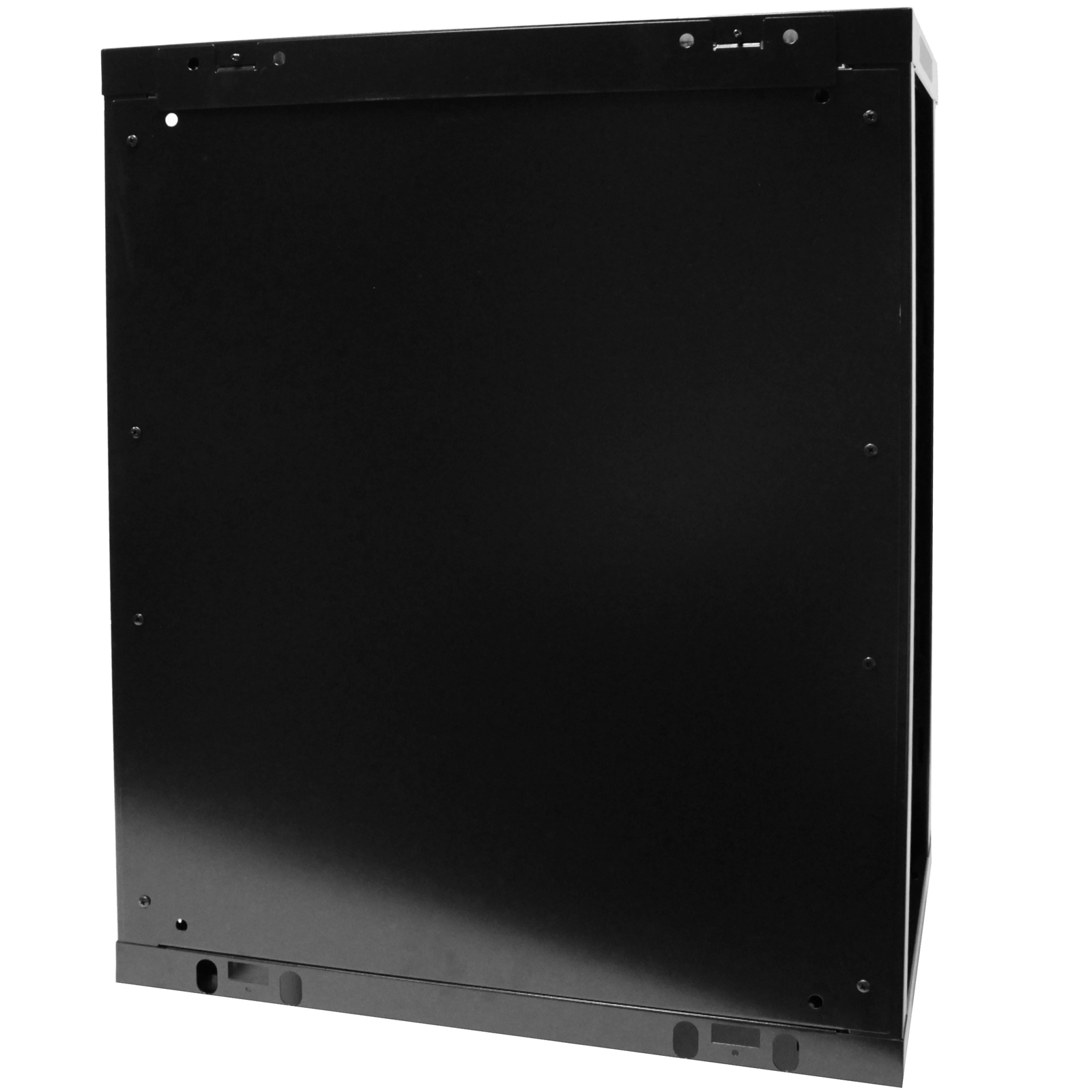 Mobirack Armario rack vertical de 19 16U Ancho 600 Fondo 600 Puerta de  cristal Negro