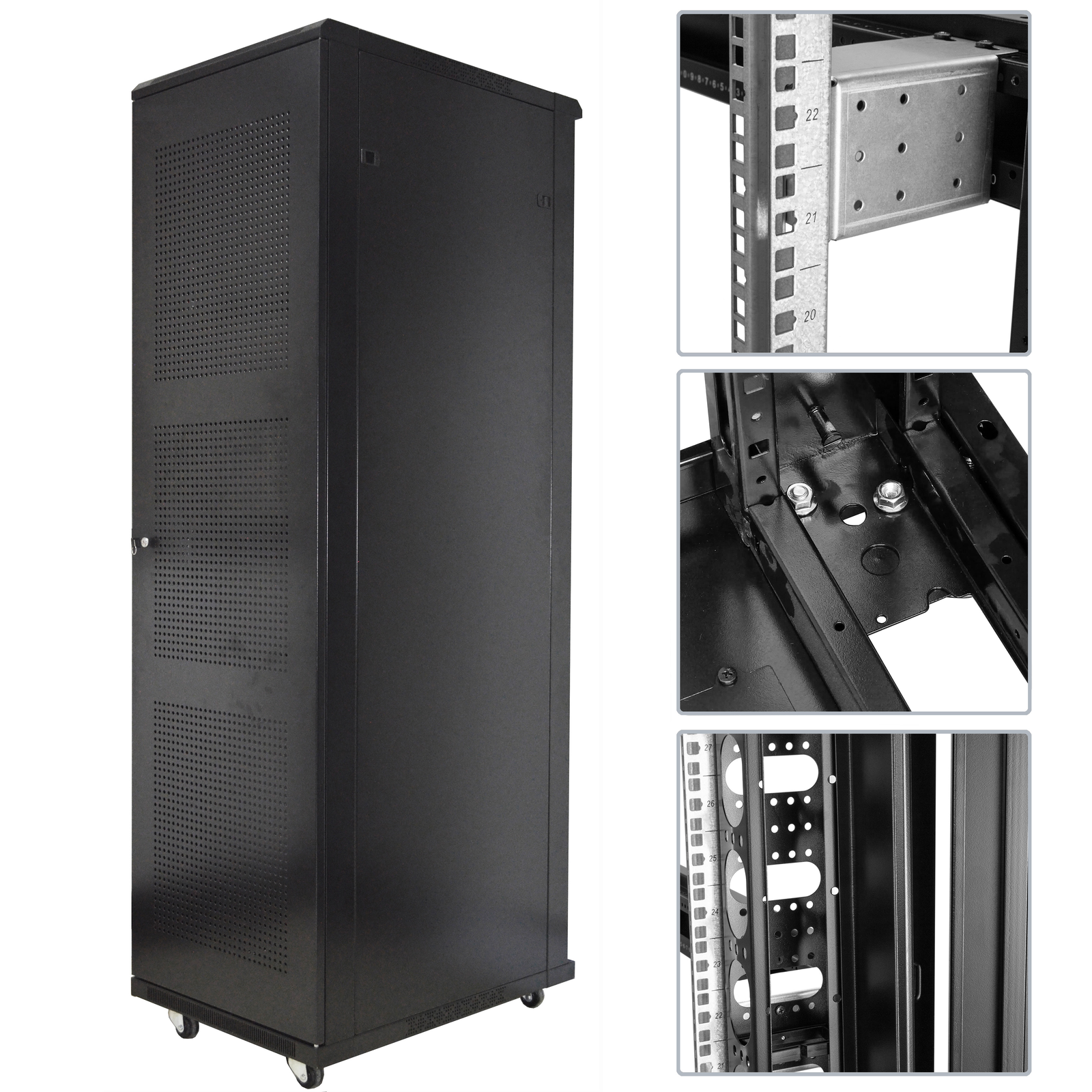 Server rack cabinet 19 inch 29U 600x800x1400mm floor standing