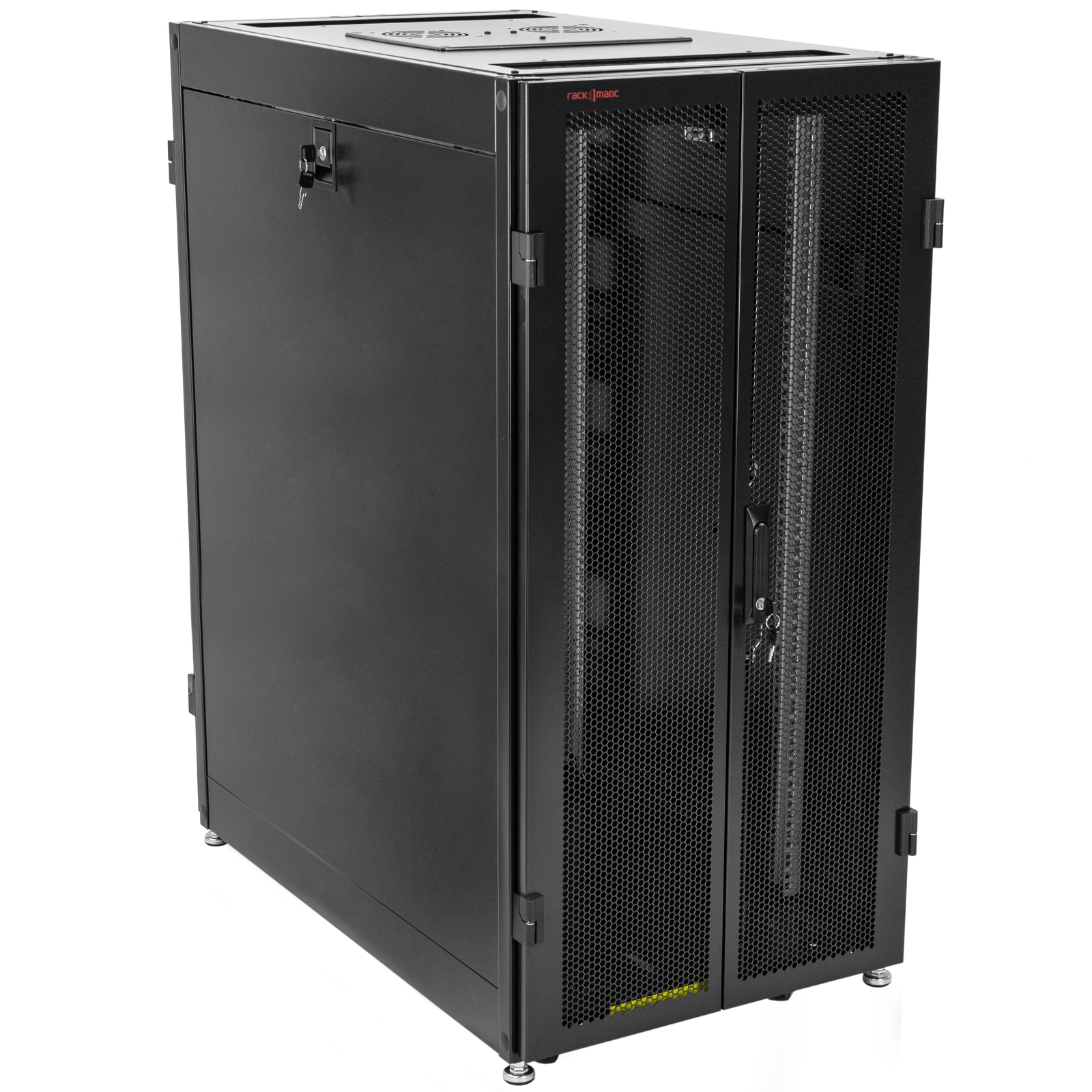 Rack serveur 19'' 24U 600x1000x1200mm armoire meuble MobiRack HQ RackMatic  - Cablematic