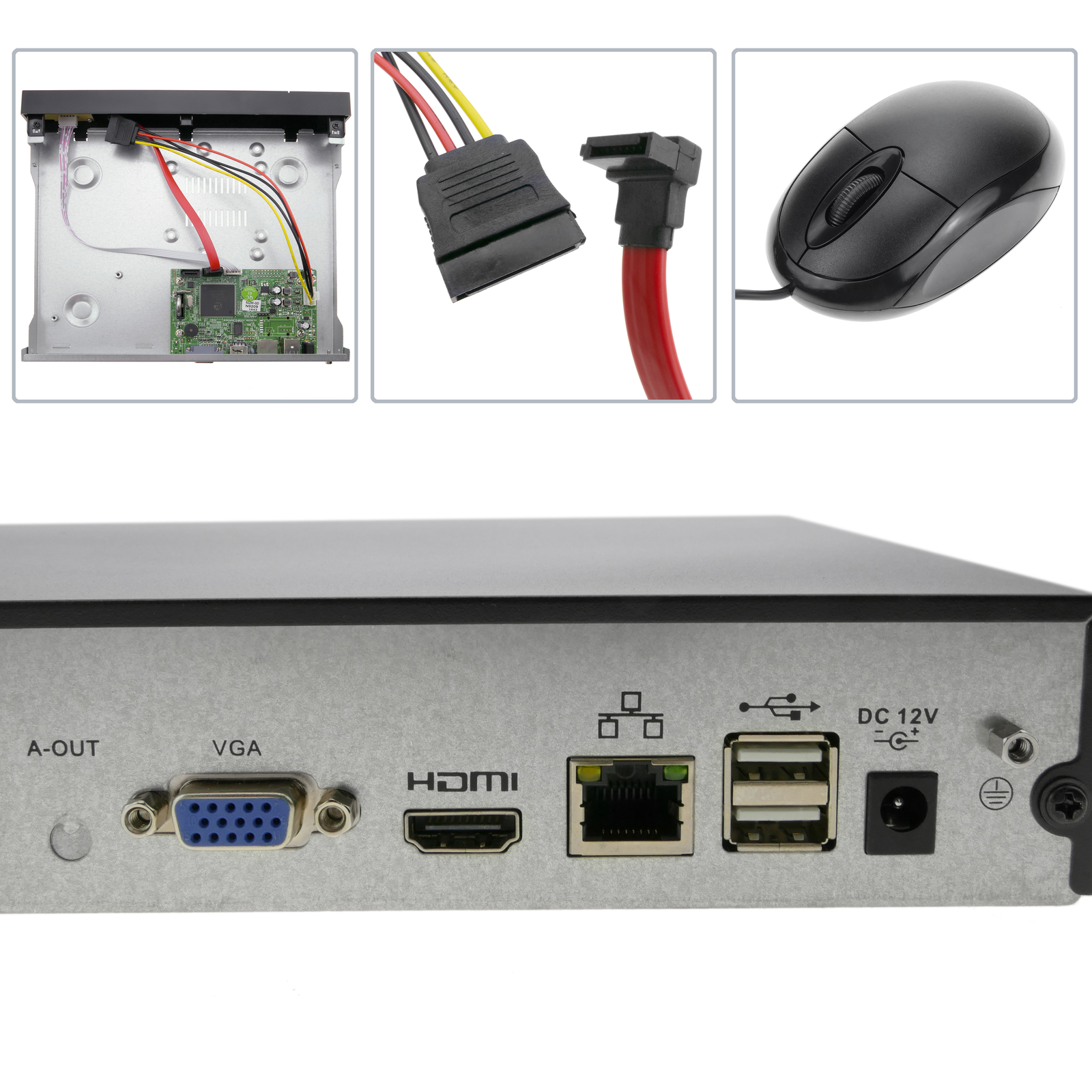 Network Video Recorder NVR for video surveillance CCTV 8 Network Video Recorder NVR for video surveillance CCTV 8