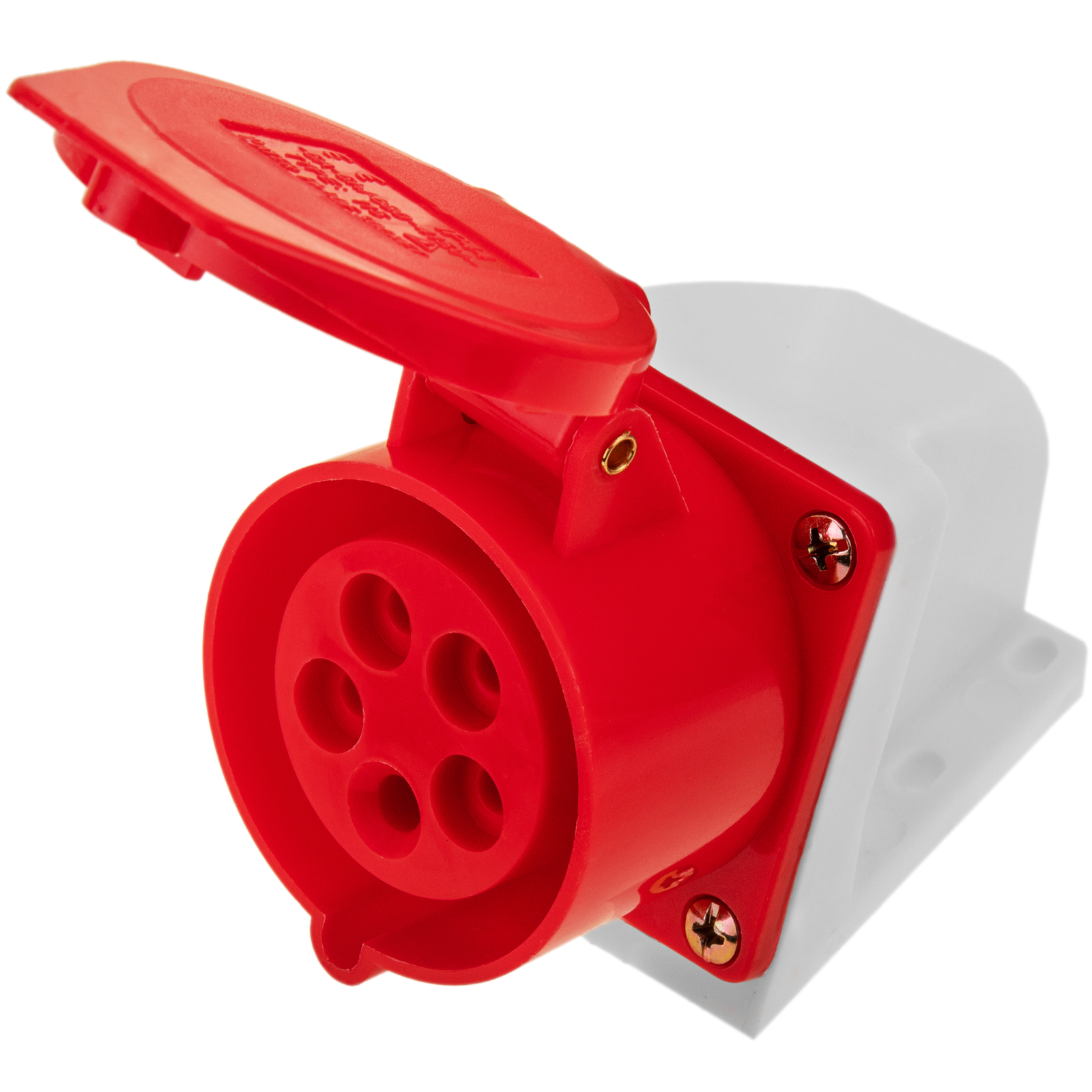 CEE connector 5p. 400V/16A RED female 