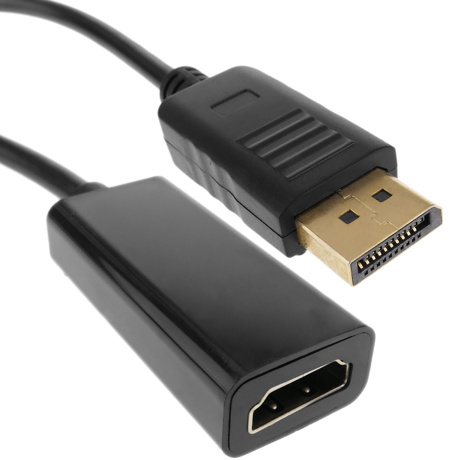 Adaptateur DisplayPort vers HDMI mâle-femelle avec un câble de 15