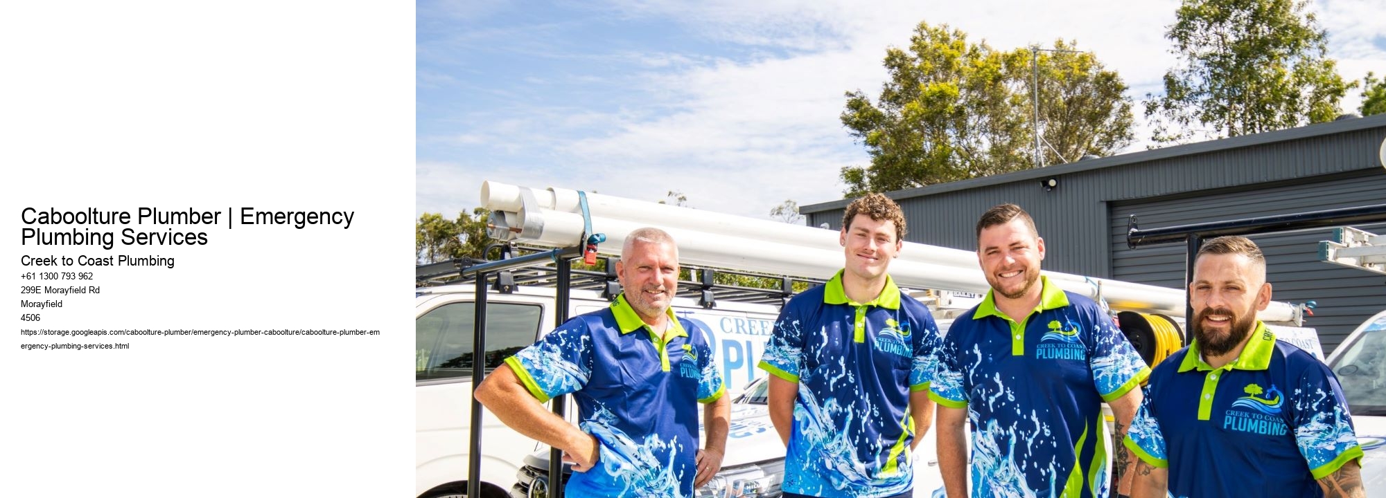 Caboolture Plumber | Emergency Plumbing Services