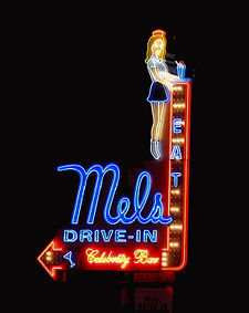 Mel's Drive-In logo