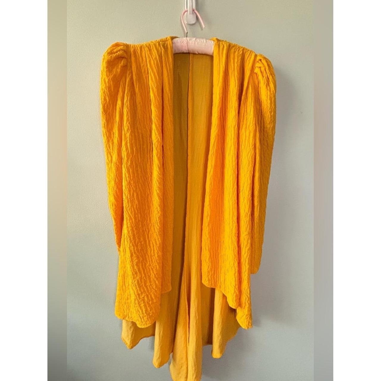 Womens Yellow Coat