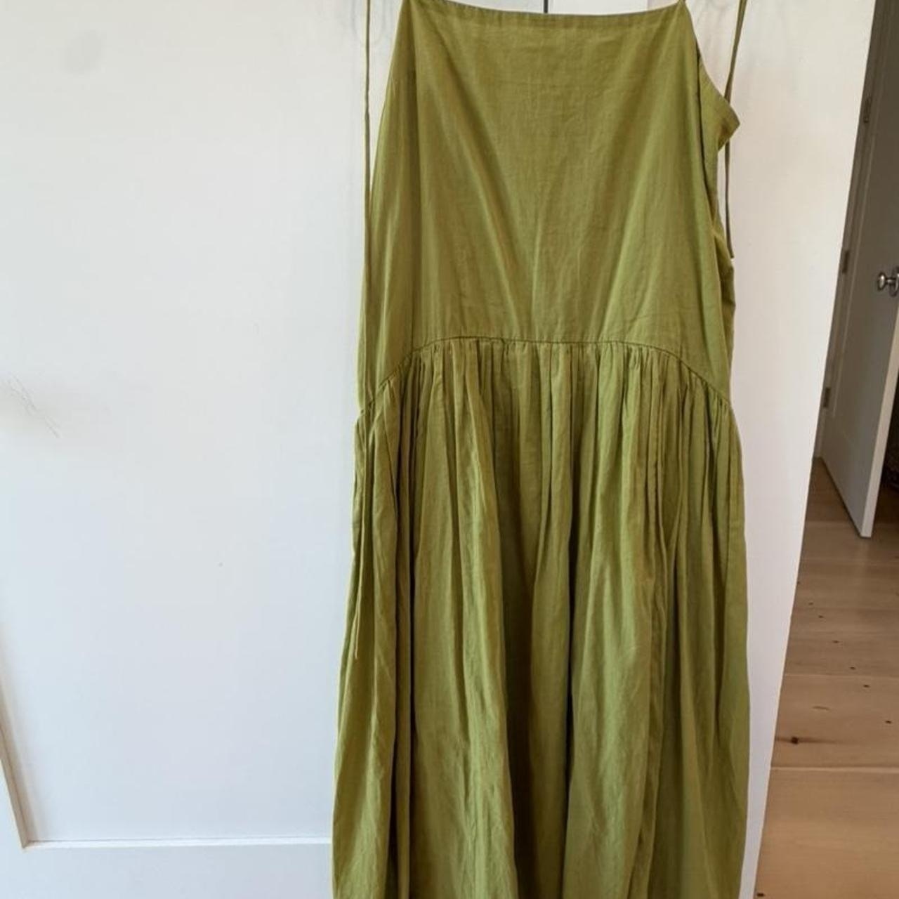 Womens Green Khaki Dress