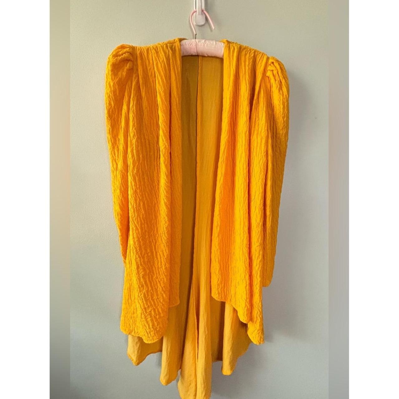 Womens Yellow Coat