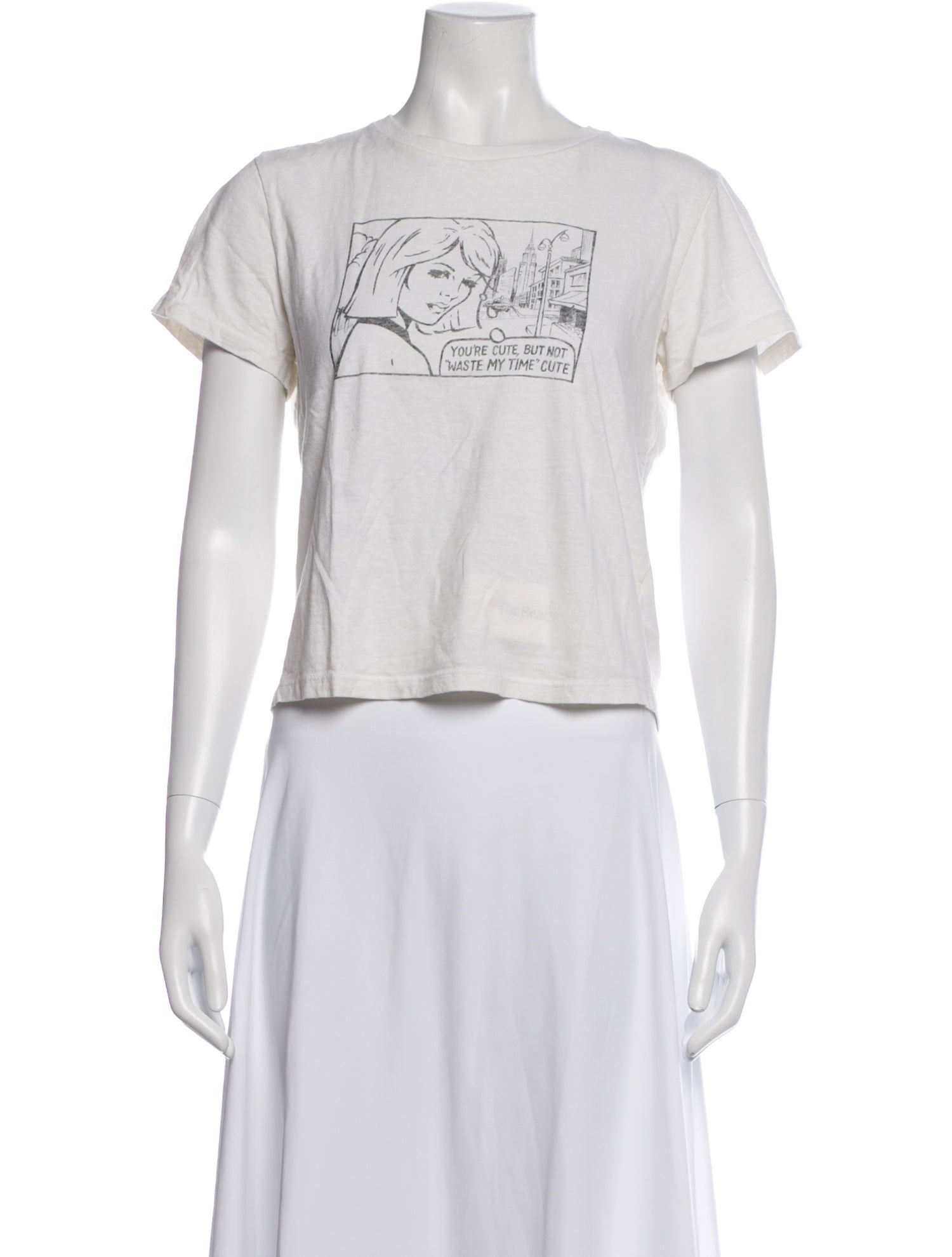 Graphic Print Crew Neck T-Shirt