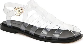 Melina Jelly Ankle Strap Fisherman Sandal (Women)