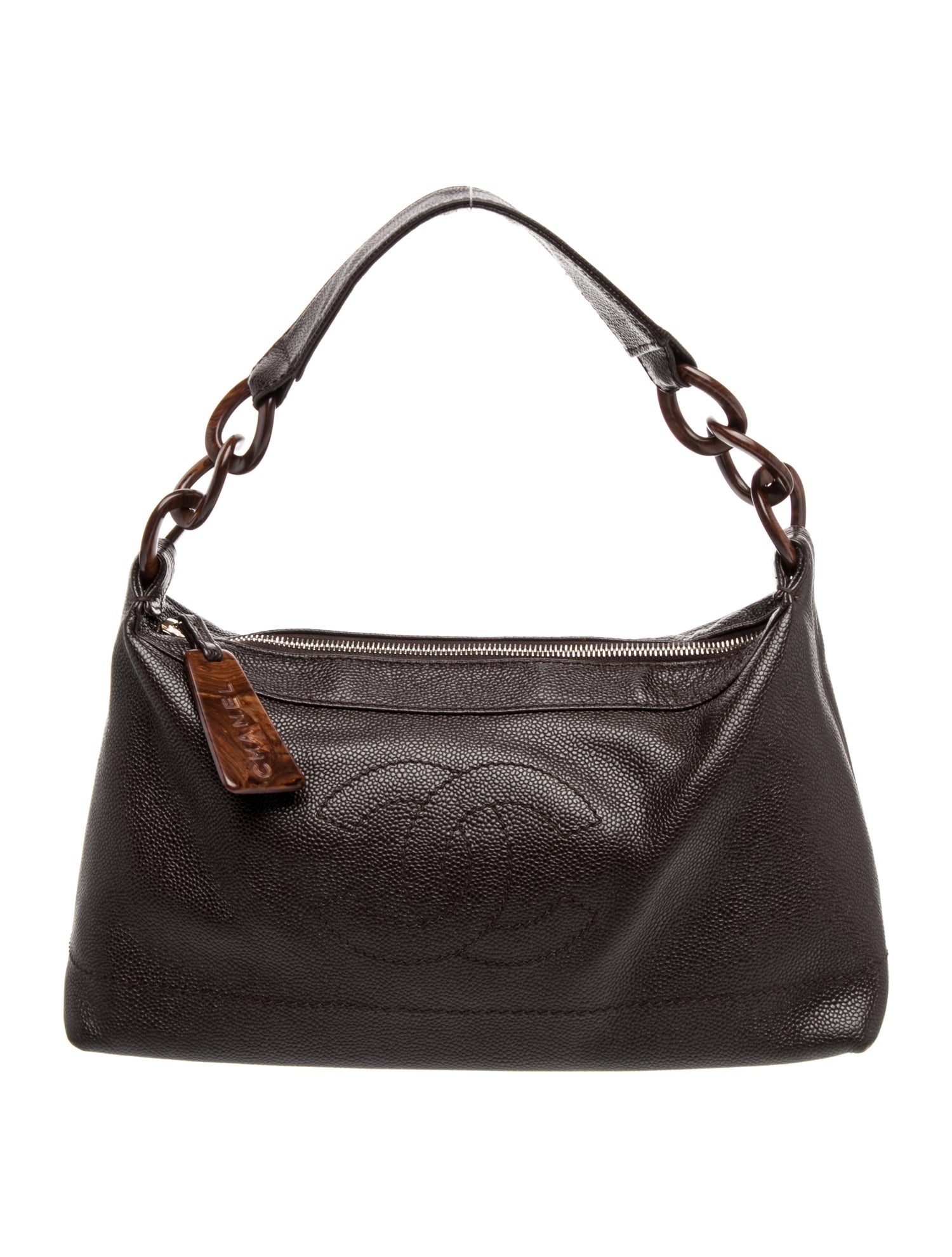 Timeless Wood Chain Shoulder Bag