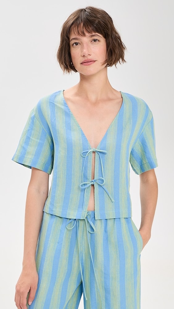 Ava Linen Top