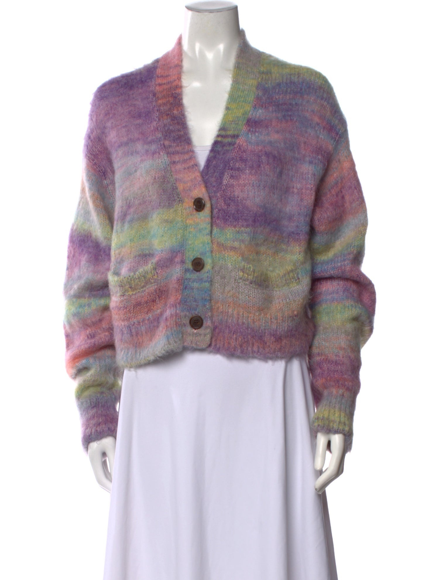 Patterned V-Neck Sweater
