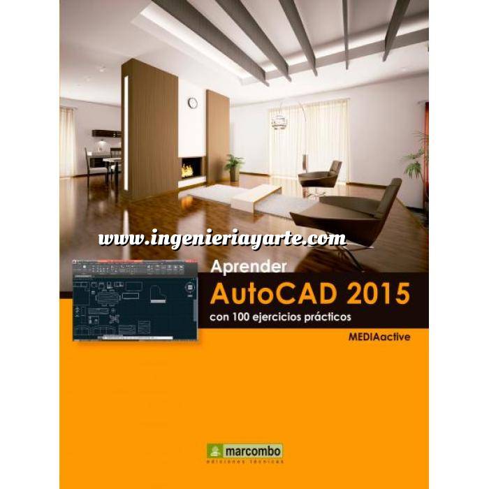 Imagen Aplicaciones, diseño y programas 
 Aprender Autocad 2015 con 100 ejercicios básicos