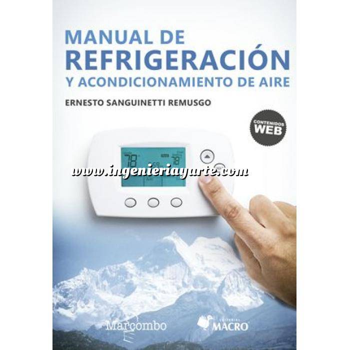 Imagen Climatización, calefacción, refrigeración y aire Manual de refrigeración y acondicionamiento de aire 